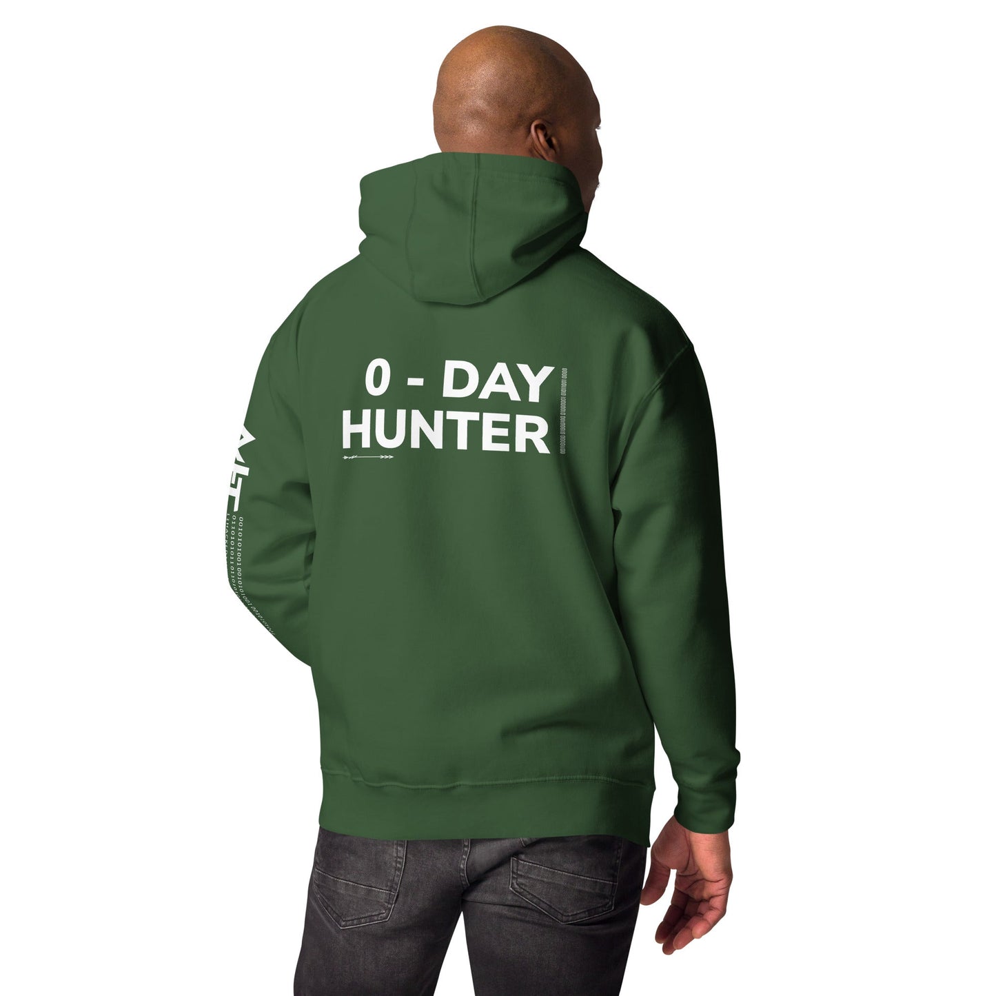 0-day Hunter V3 Unisex Hoodie ( Back Print ) by DarkByteGear