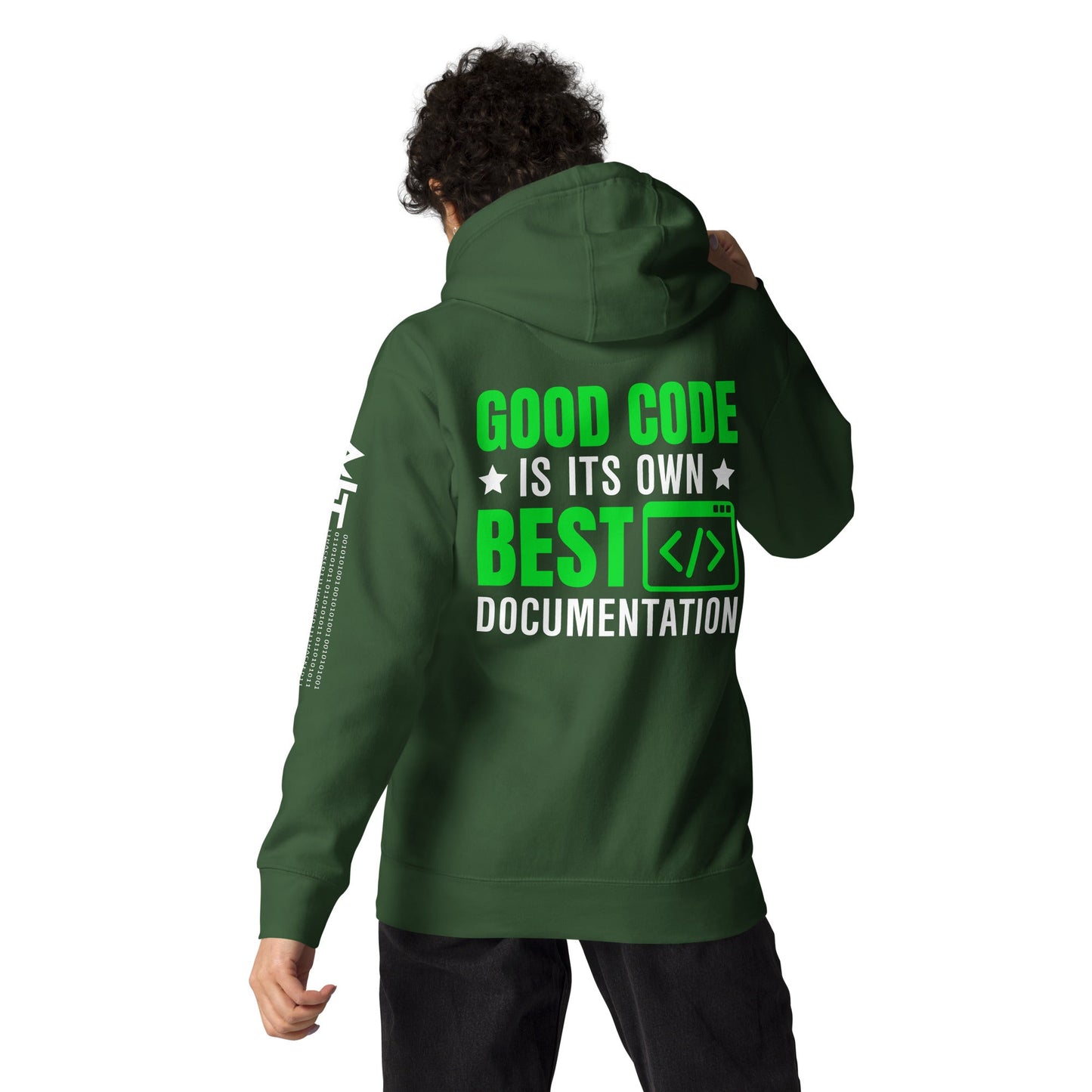 Good Code is in its own best documentationUnisex Hoodie by DarkByteGear
