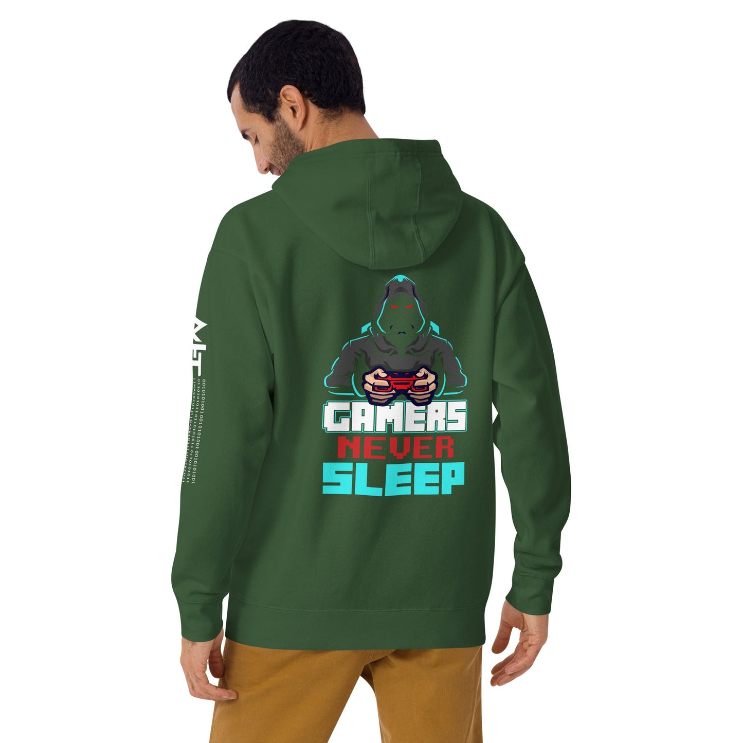 Gamers never Sleep V1 - Unisex Hoodie by DarkByteGear