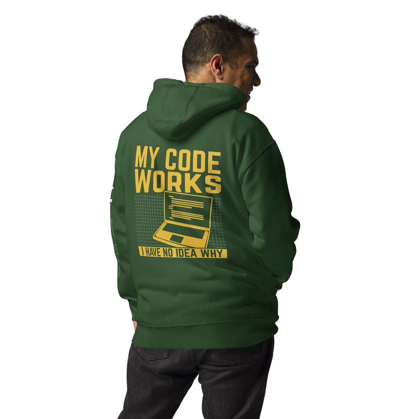 My Code works, I have no Idea why - Unisex Hoodie ( Back Print ) by DarkByteGear