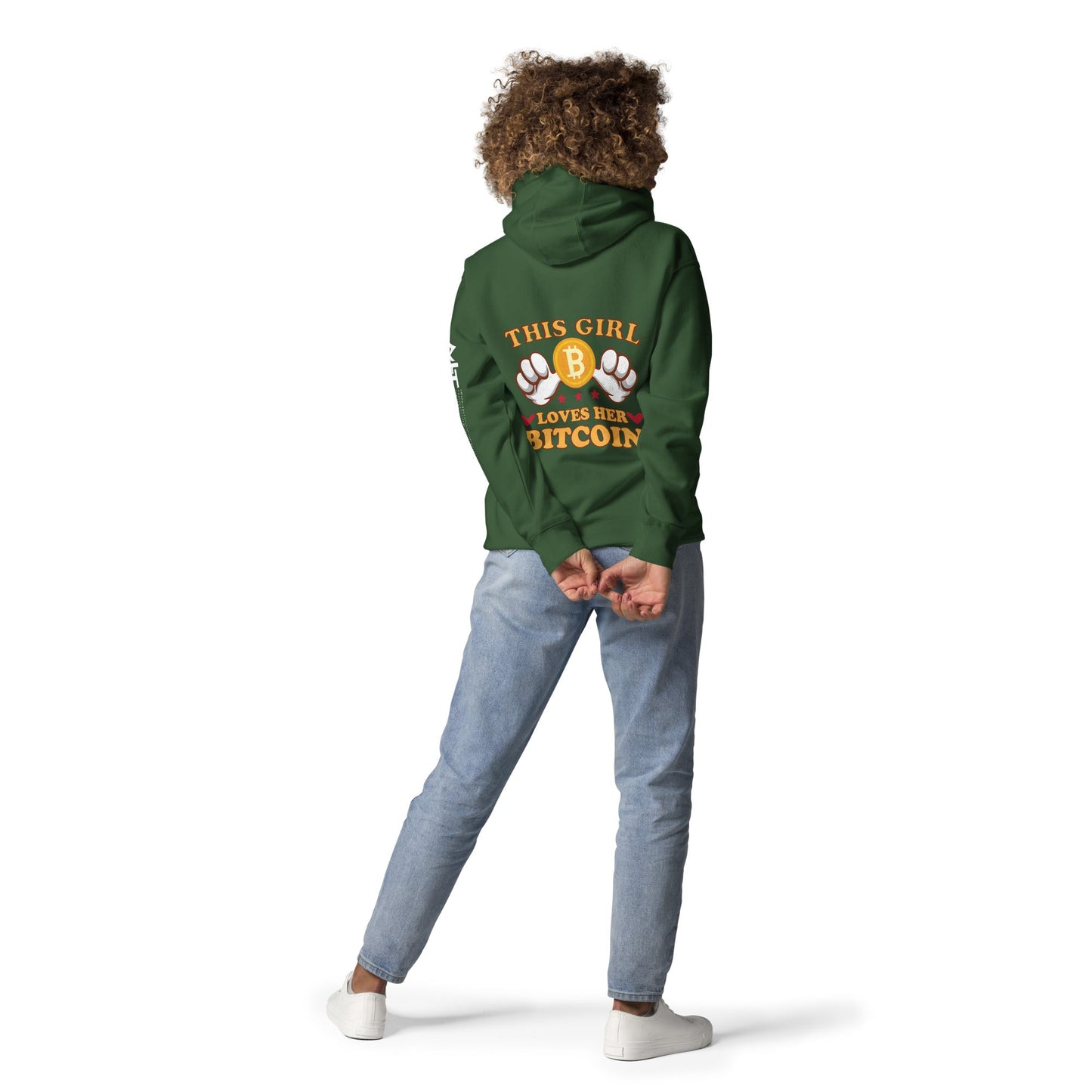 This girl Loves her Bitcoin - Unisex Hoodie by DarkByteGear