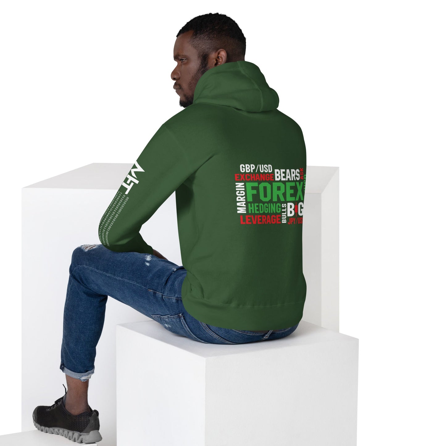 GMP Forex Trading ( DB ) - Unisex Hoodie ( Back Print ) by DarkByteGear