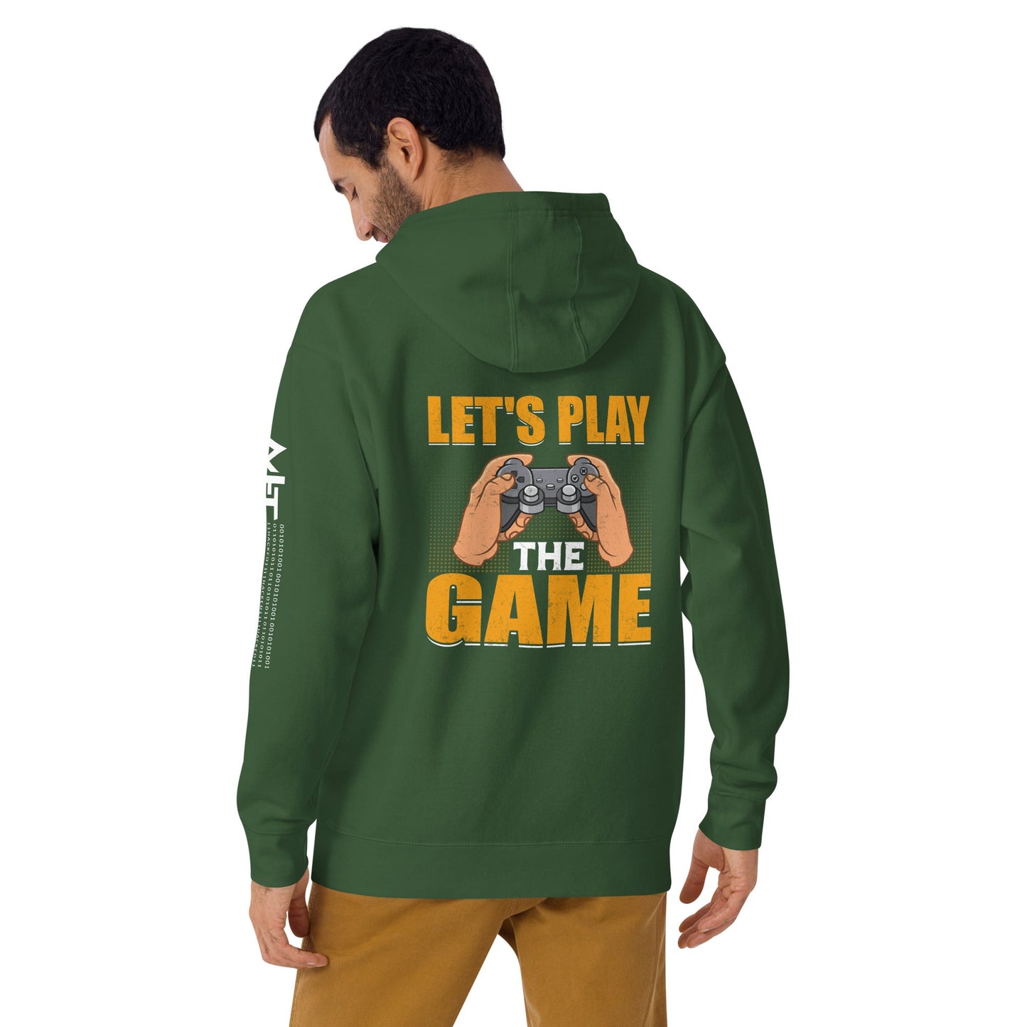 Let's Play the Game - Unisex Hoodie ( Back Print ) by DarkByteGear