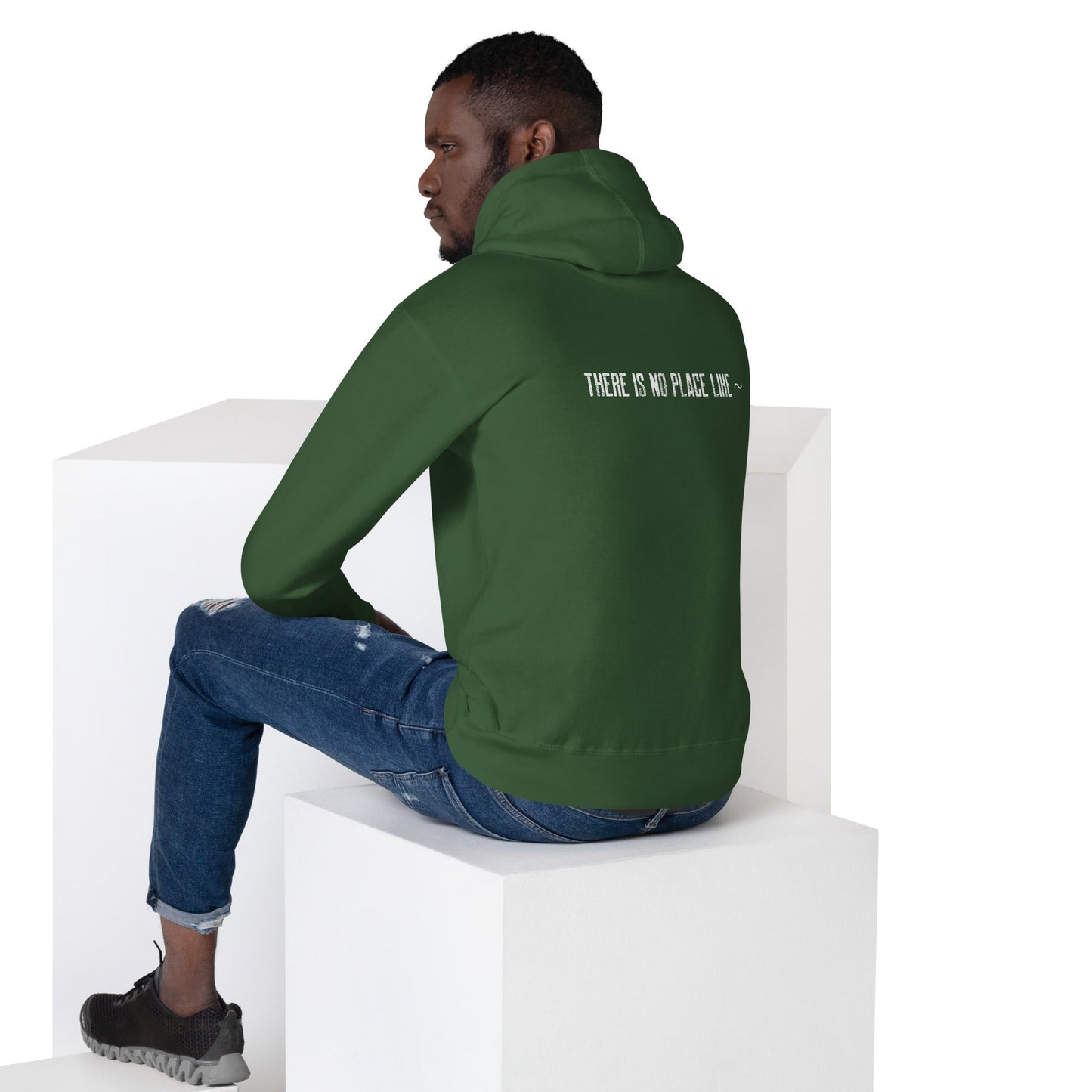 There is No Place Like V3 ~ - Unisex Hoodie ( Back Print ) by DarkByteGear