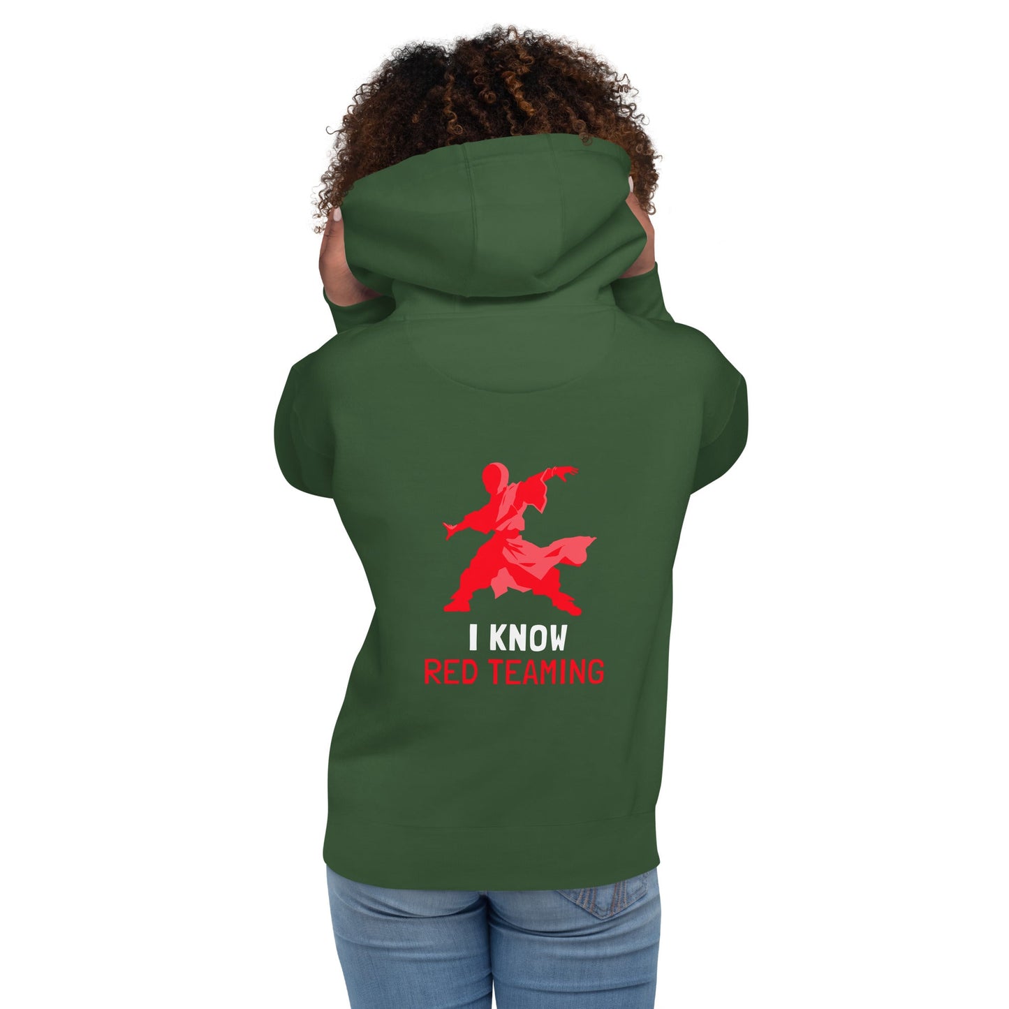 I Know Red Teaming - Unisex Hoodie( Back Print ) by DarkByteGear