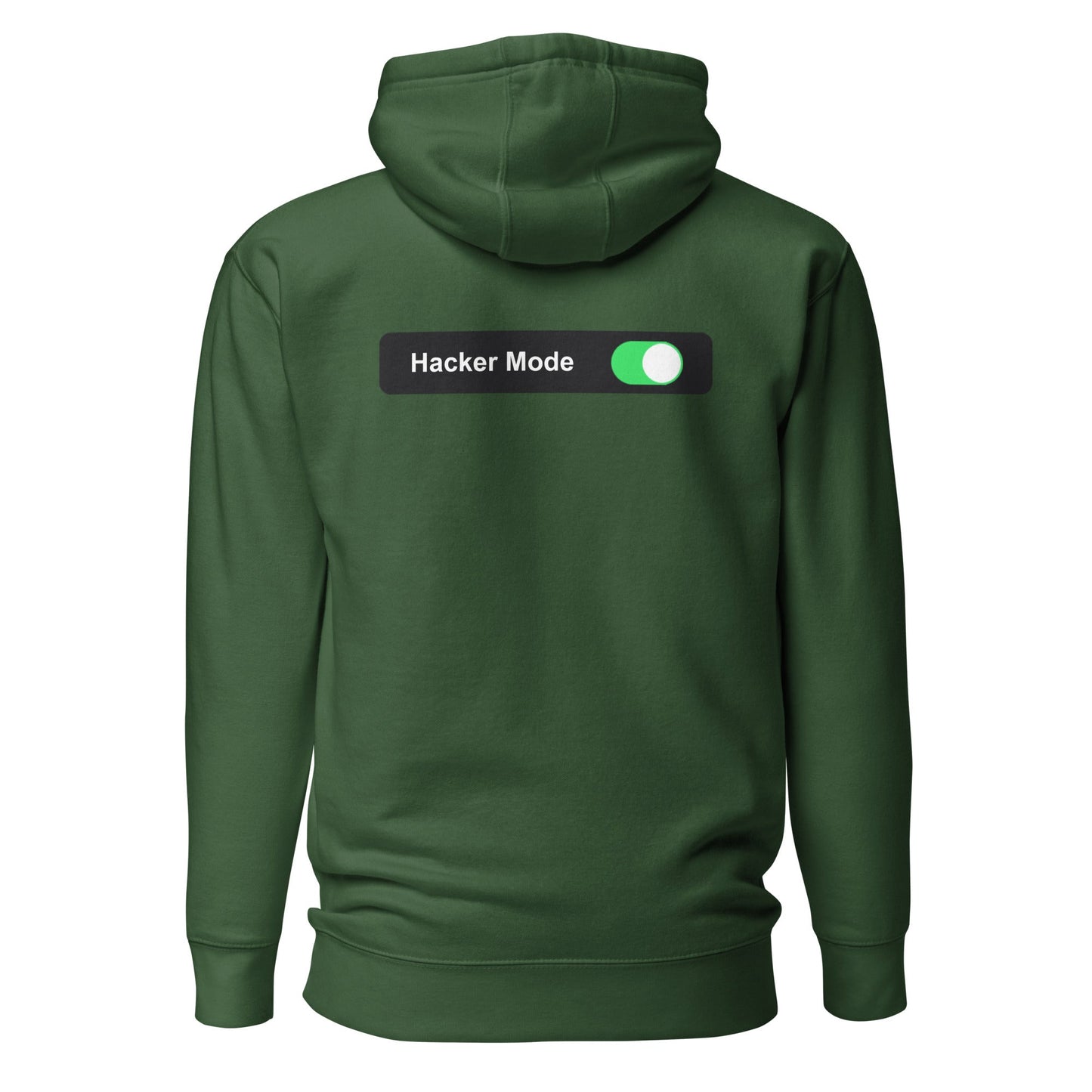 Hacker Mode On - Unisex Hoodie (back print) by DarkByteGear