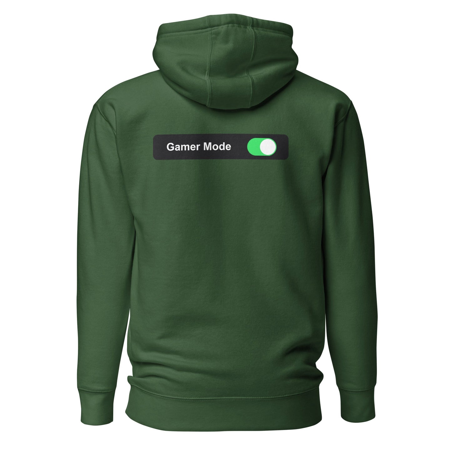 Gamer Mode On - Unisex Hoodie (back print) by DarkByteGear