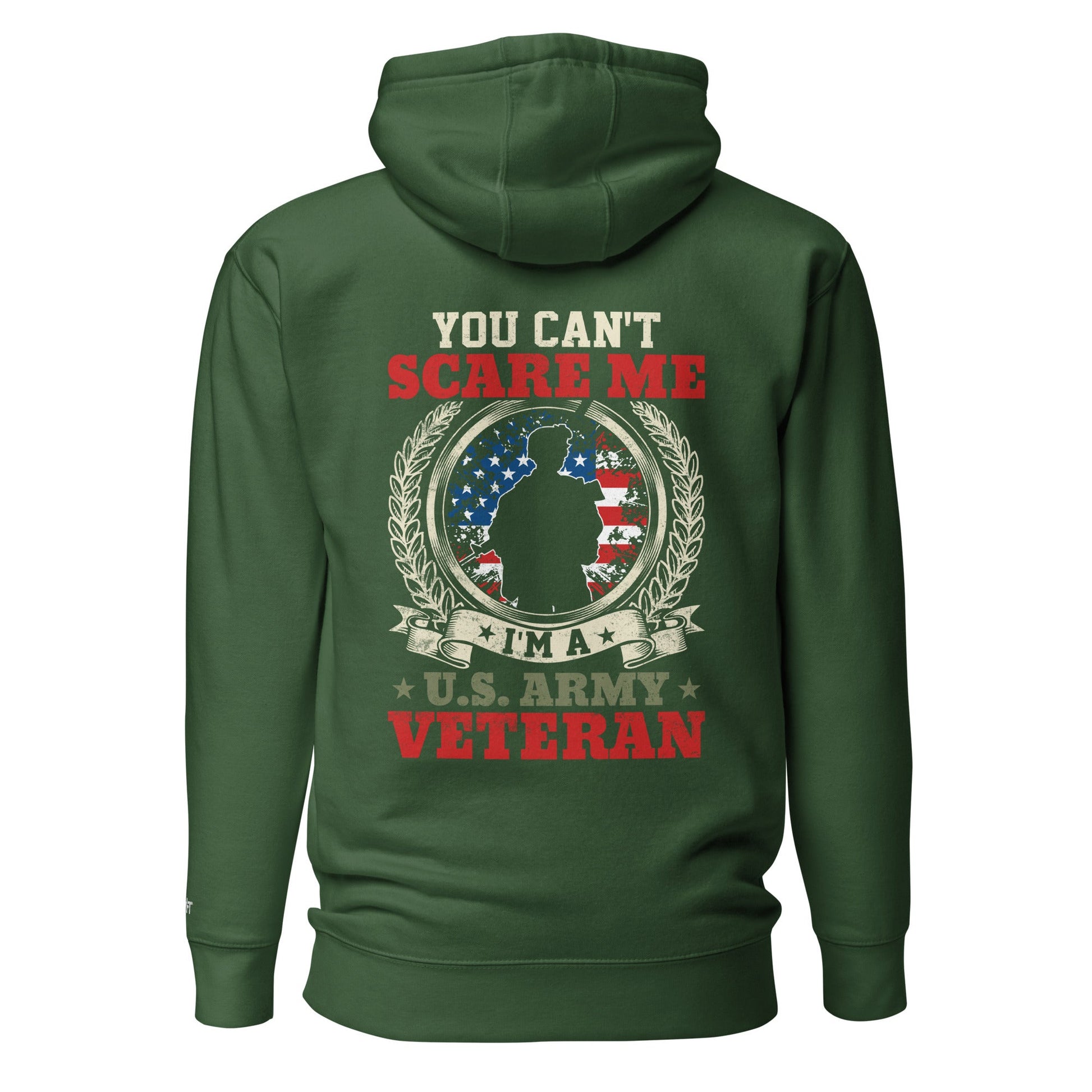 You can't scare me - Unisex Hoodie (back print) by DarkByteGear