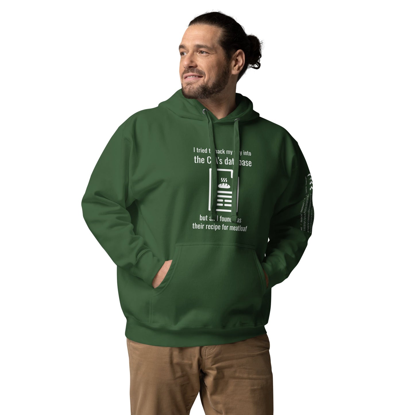 I tried to hack my way into the CIA's database - Unisex Hoodie by DarkByteGear