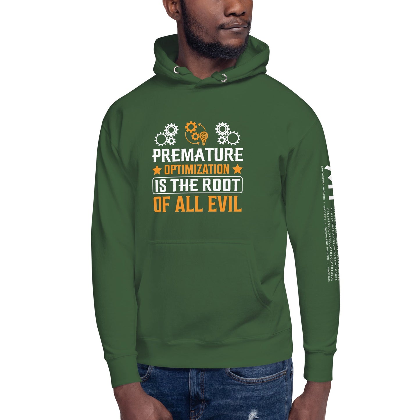 Premature Optimization is the Root of all Evil - Unisex Hoodie by DarkByteGear