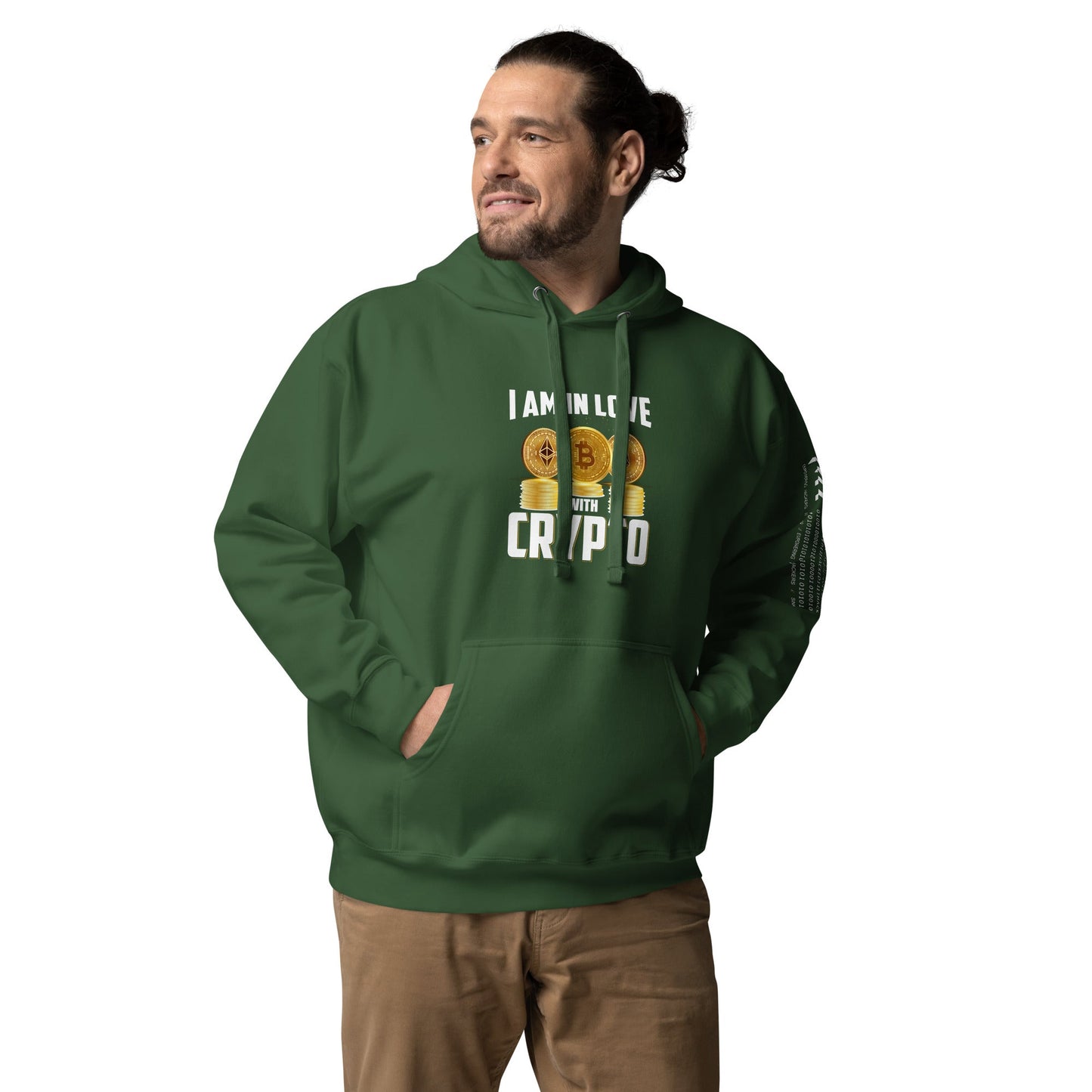 I am in love with Crypto Unisex Hoodie by DarkByteGear