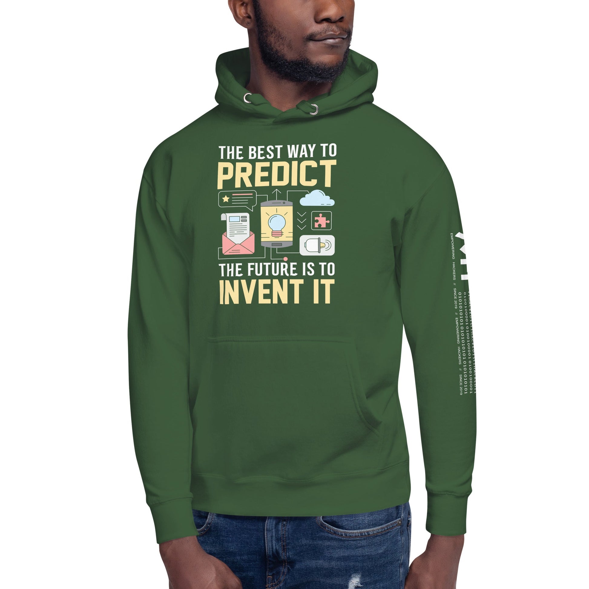The Best Way to Predict Future is to invent it - Unisex Hoodie by DarkByteGear