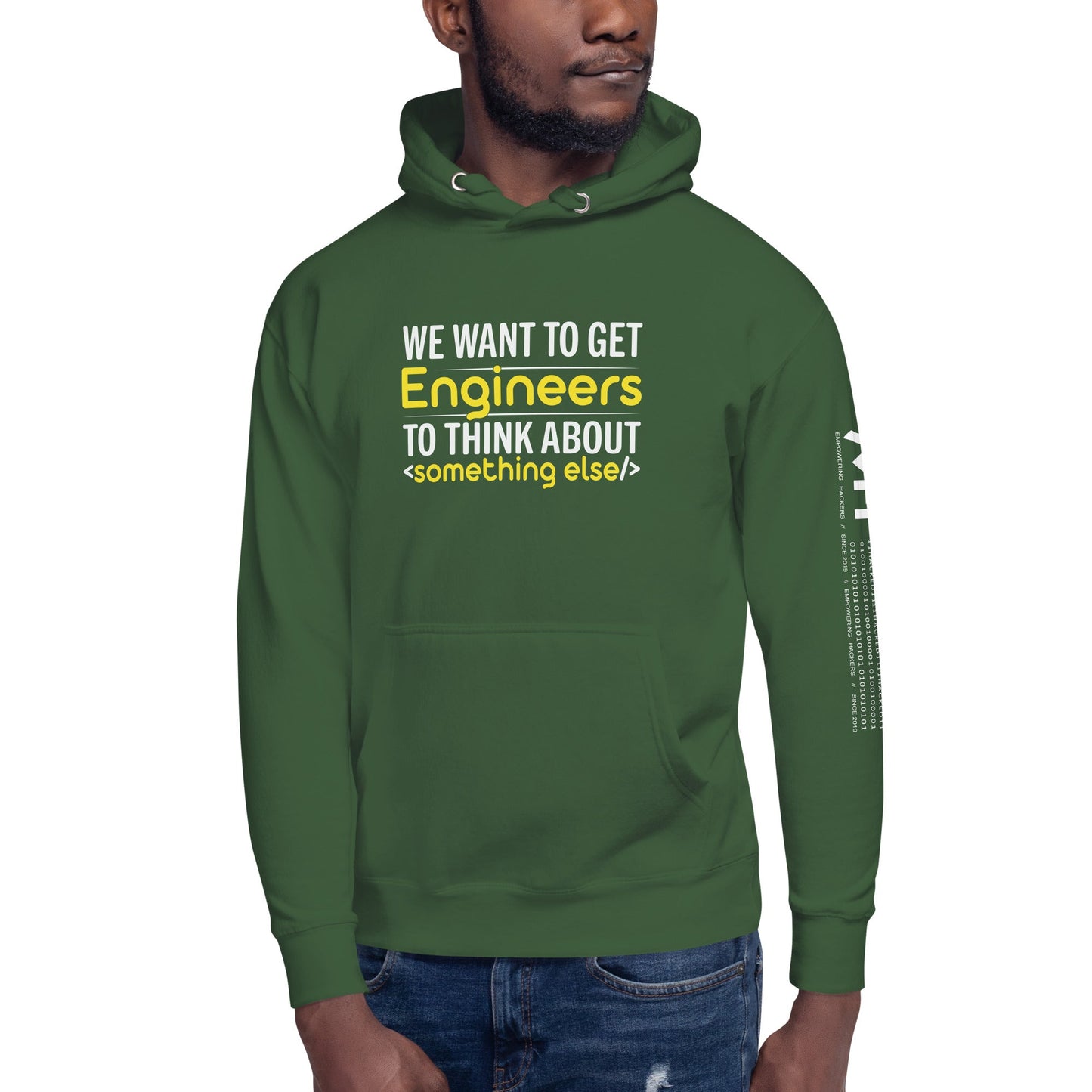 We want to get Engineers to think about something else Unisex Hoodie by DarkByteGear