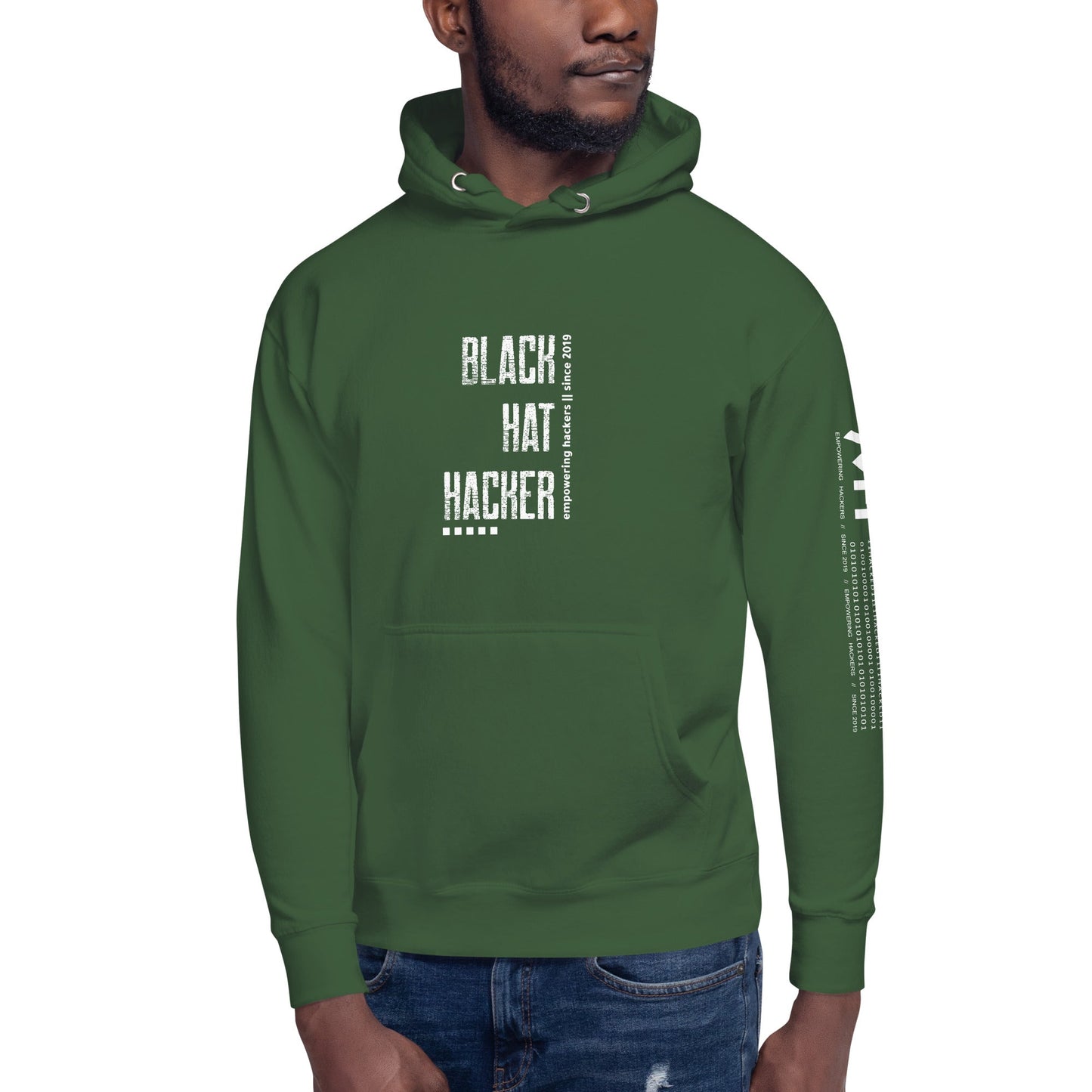 Black Hat Hacker V3 Unisex Hoodie by DarkByteGear