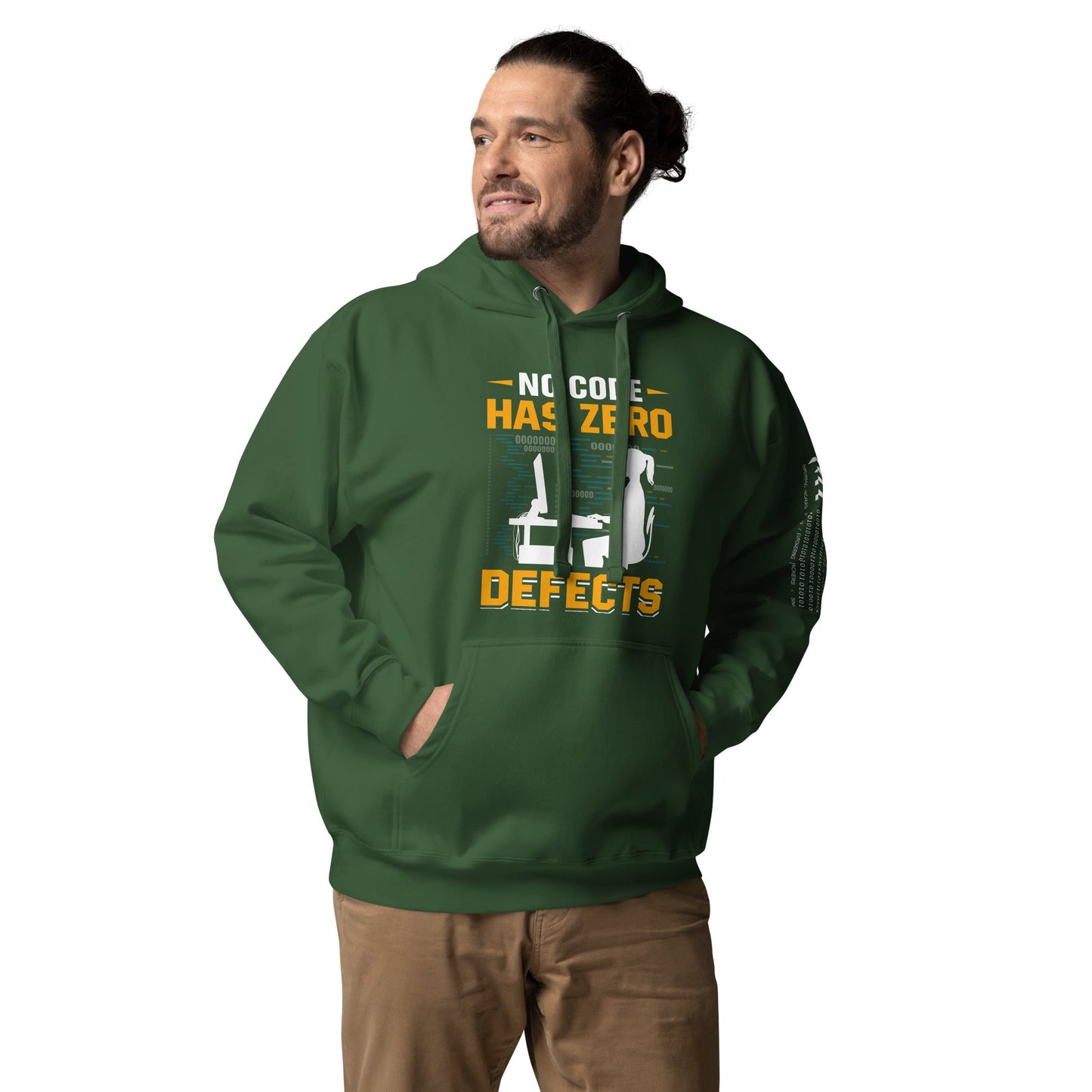 No code has zero defect Unisex Hoodie by DarkByteGear