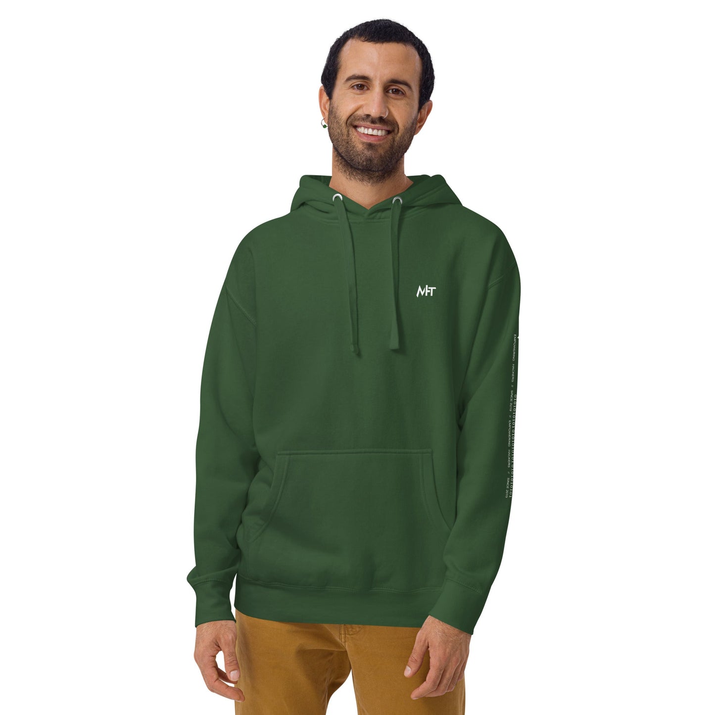 Your Password was Weak - Unisex Hoodie ( Back Print ) by DarkByteGear