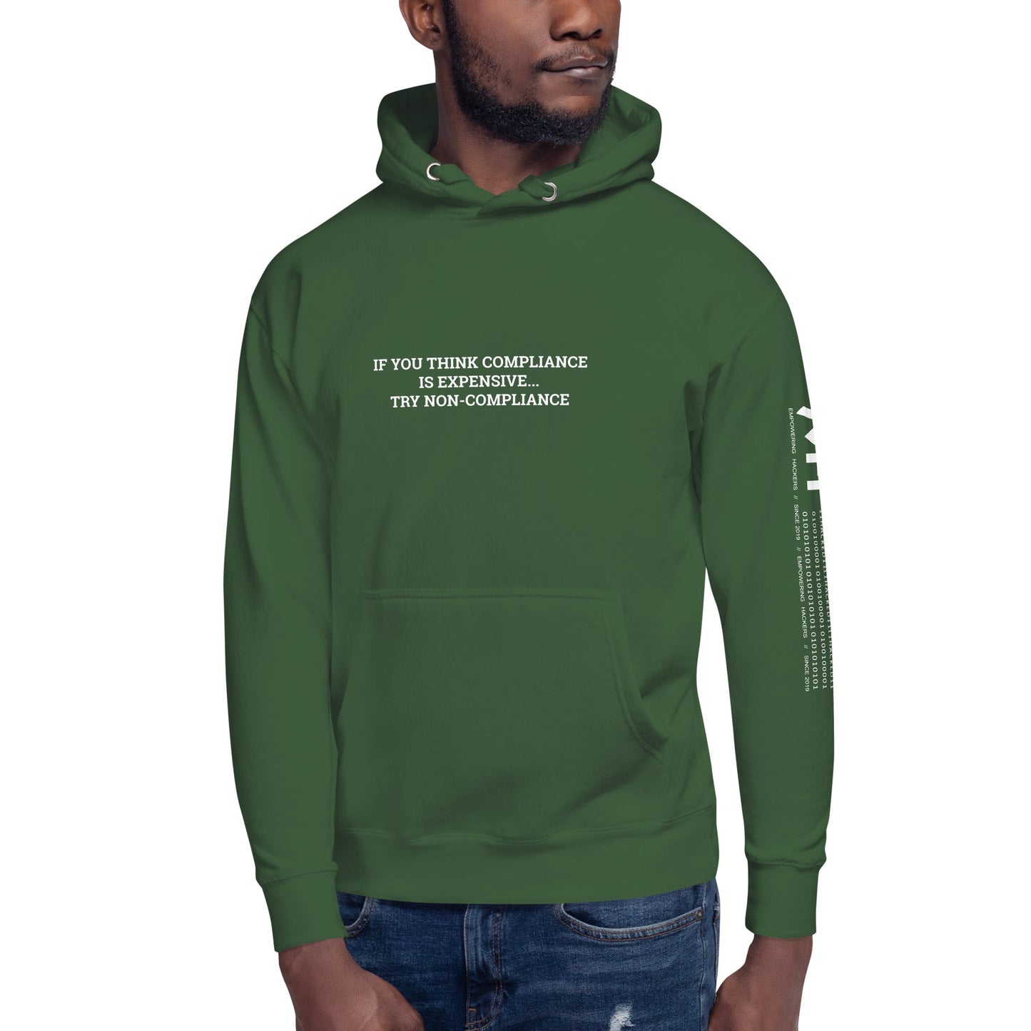 If you Think Compliance is Expensive, Try Non-Compliance Unisex Hoodie by DarkByteGear