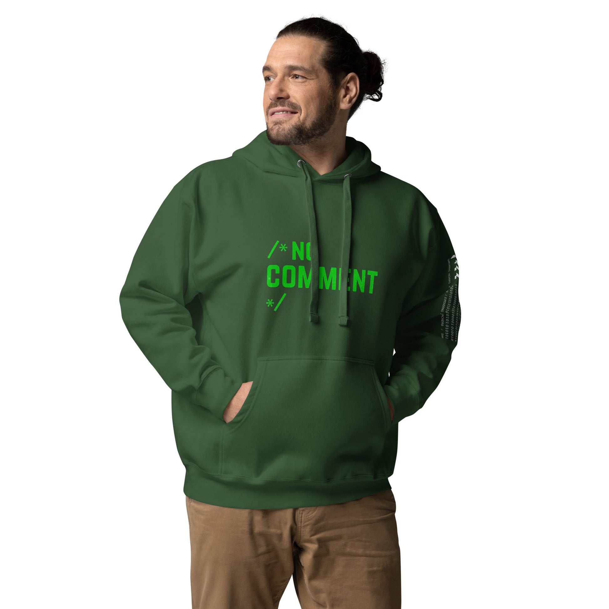 /*No Comment*/ Unisex Hoodie by DarkByteGear