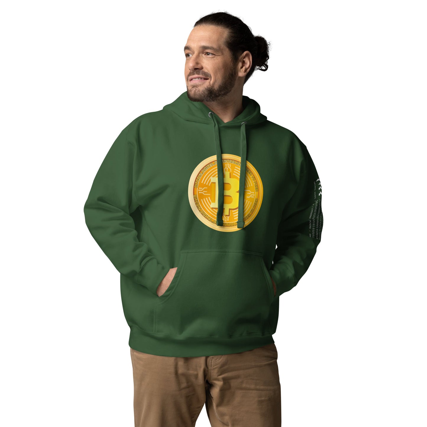 Bitcoin Medal - Unisex Hoodie by DarkByteGear