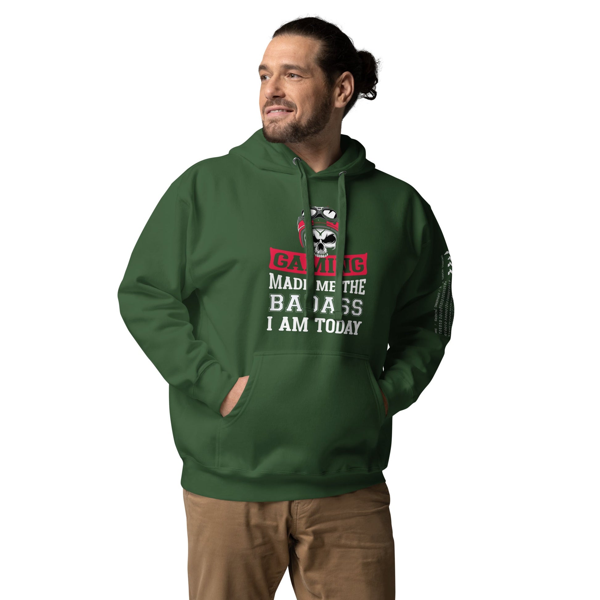 Gaming makes me the Badass I am Today - Unisex Hoodie by DarkByteGear