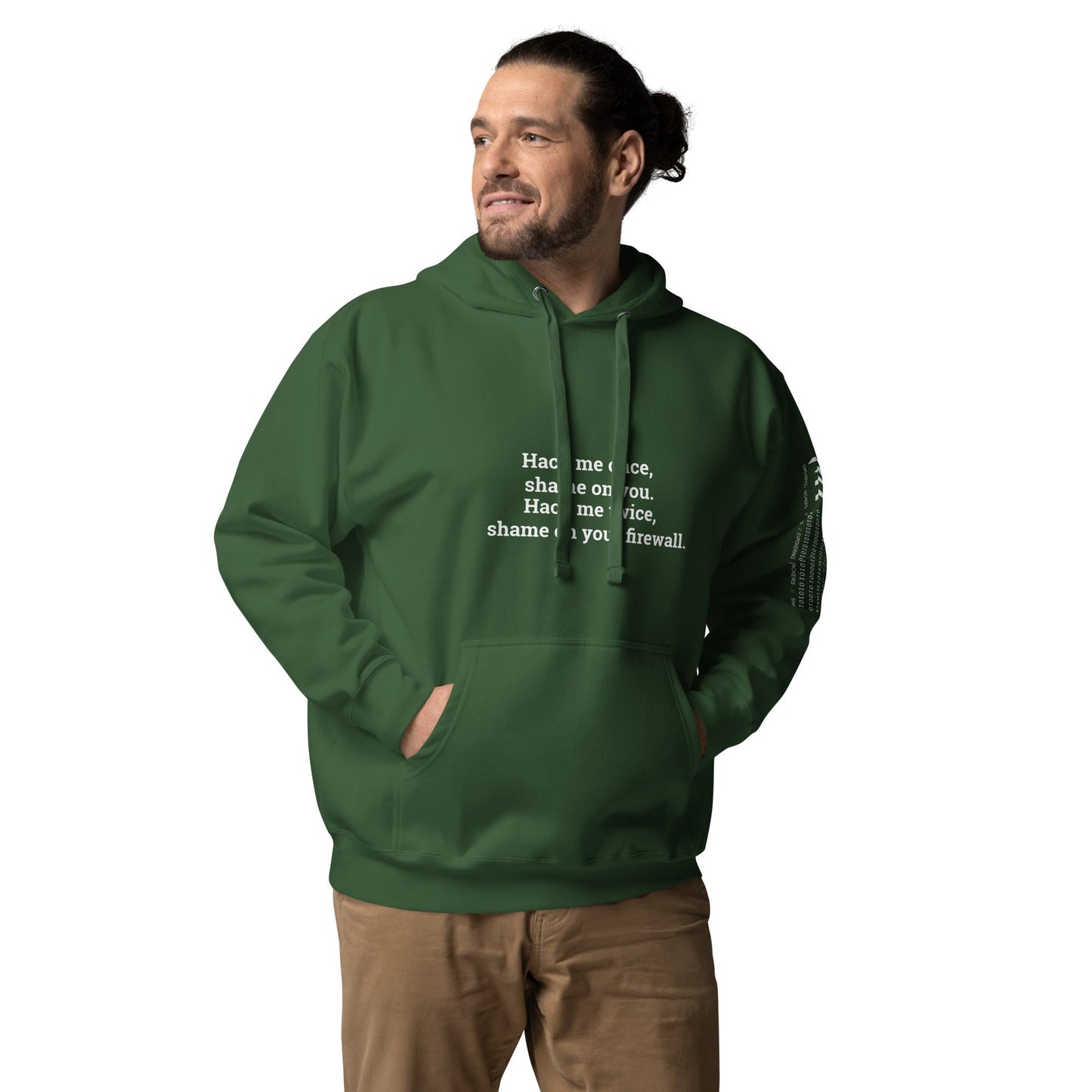 Hack me twice: shame on You, Firewall V2 - Unisex Hoodie by DarkByteGear