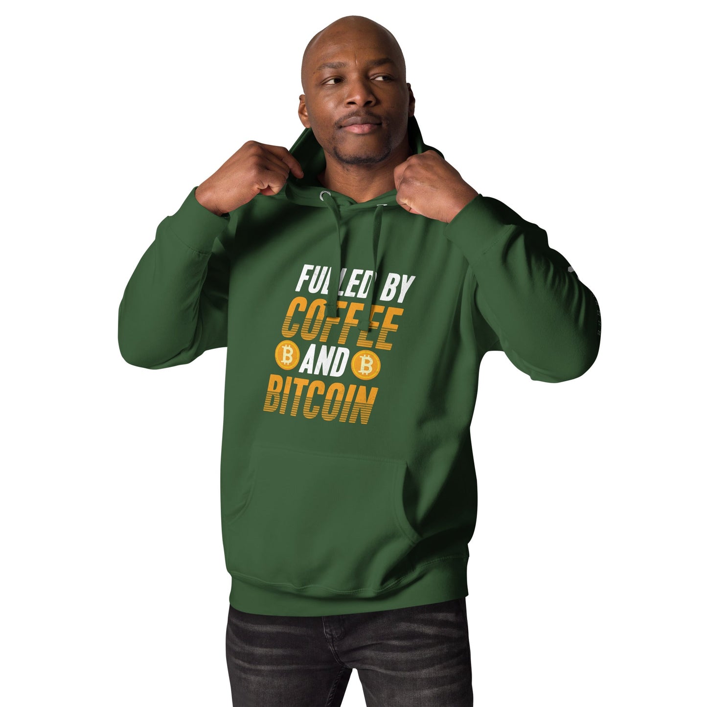 Fueled by Coffee and Bitcoin - Unisex Hoodie by DarkByteGear