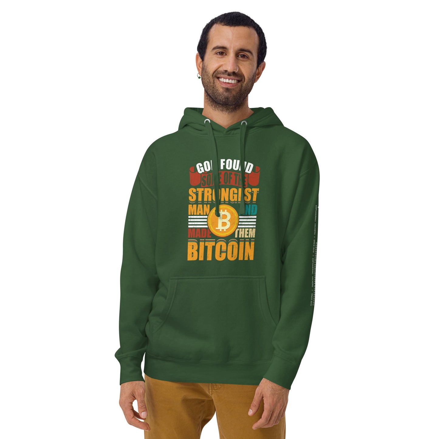God Found Some of the Strongest Man and Made them Bitcoin - Unisex Hoodie by DarkByteGear