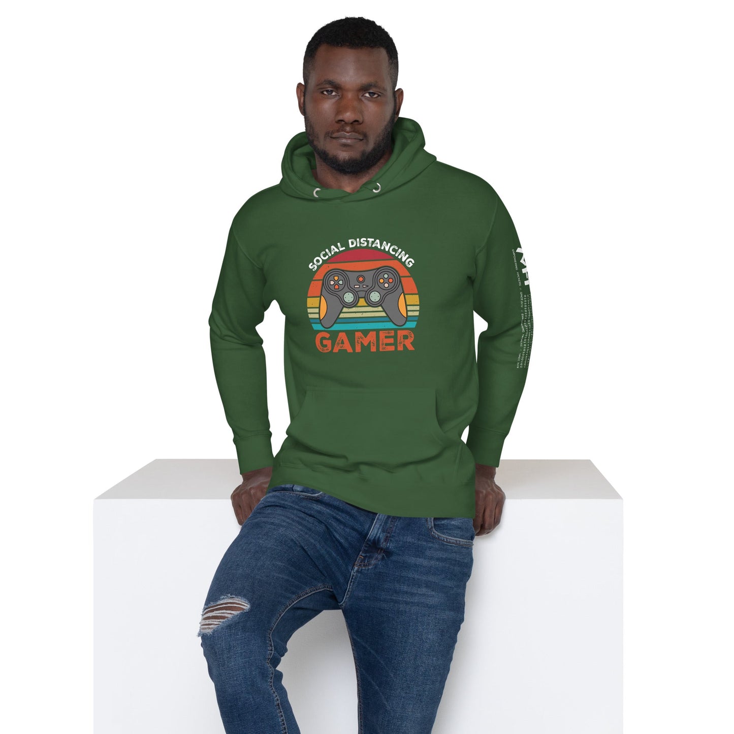 Social Distancing Gamer - Unisex Hoodie by DarkByteGear