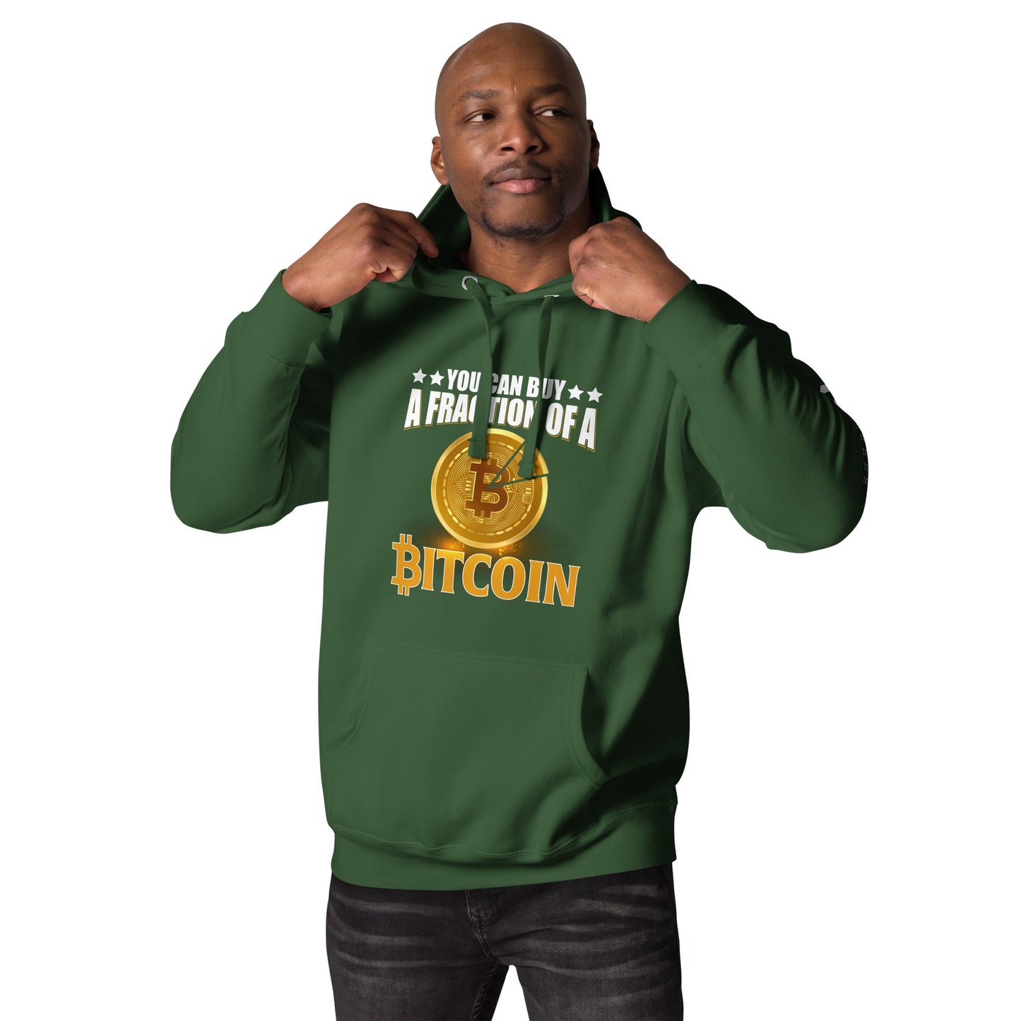 You can Buy a Fraction of a Bitcoin - Unisex Hoodie by DarkByteGear