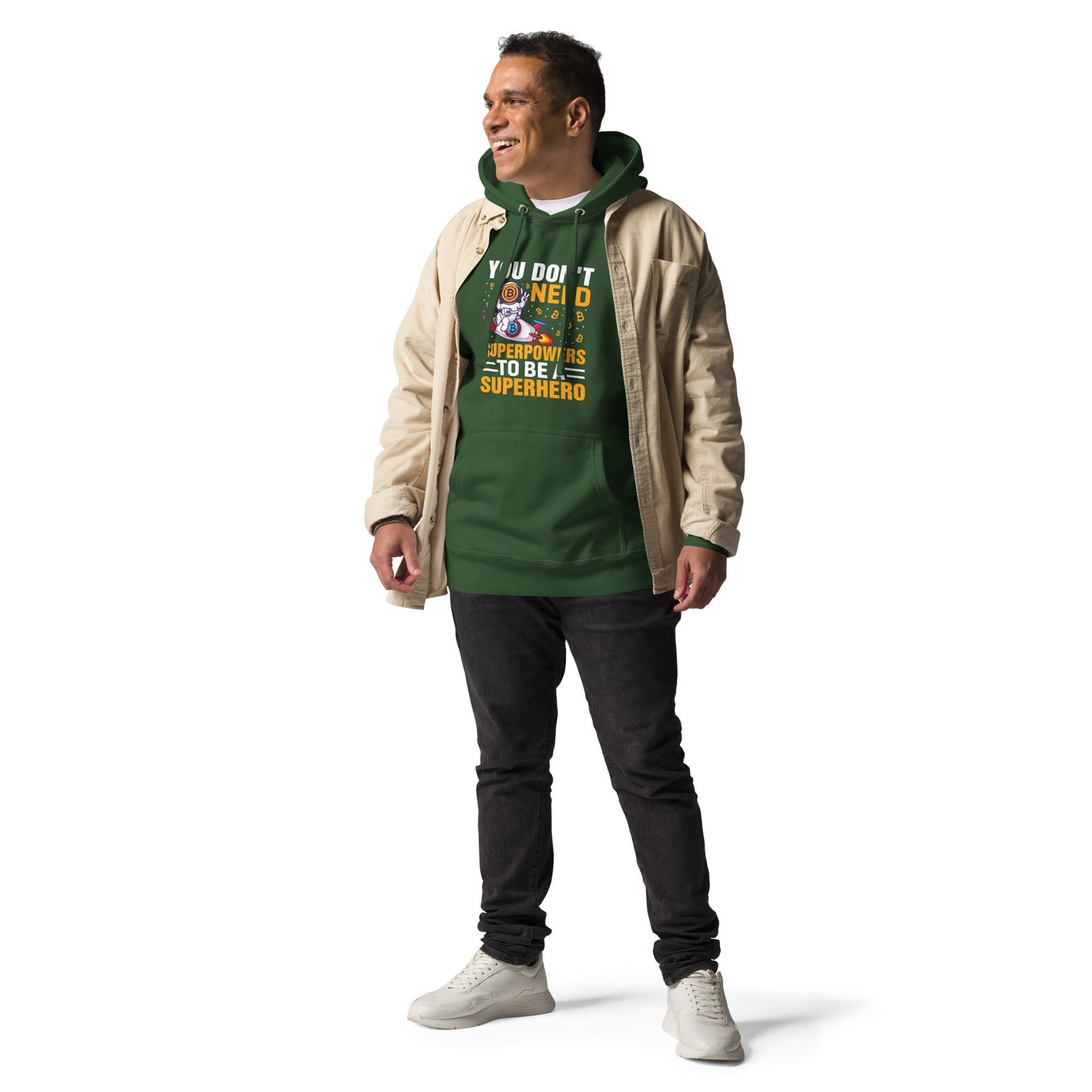 You don't Need superpower to be a Superhero - Unisex Hoodie by DarkByteGear