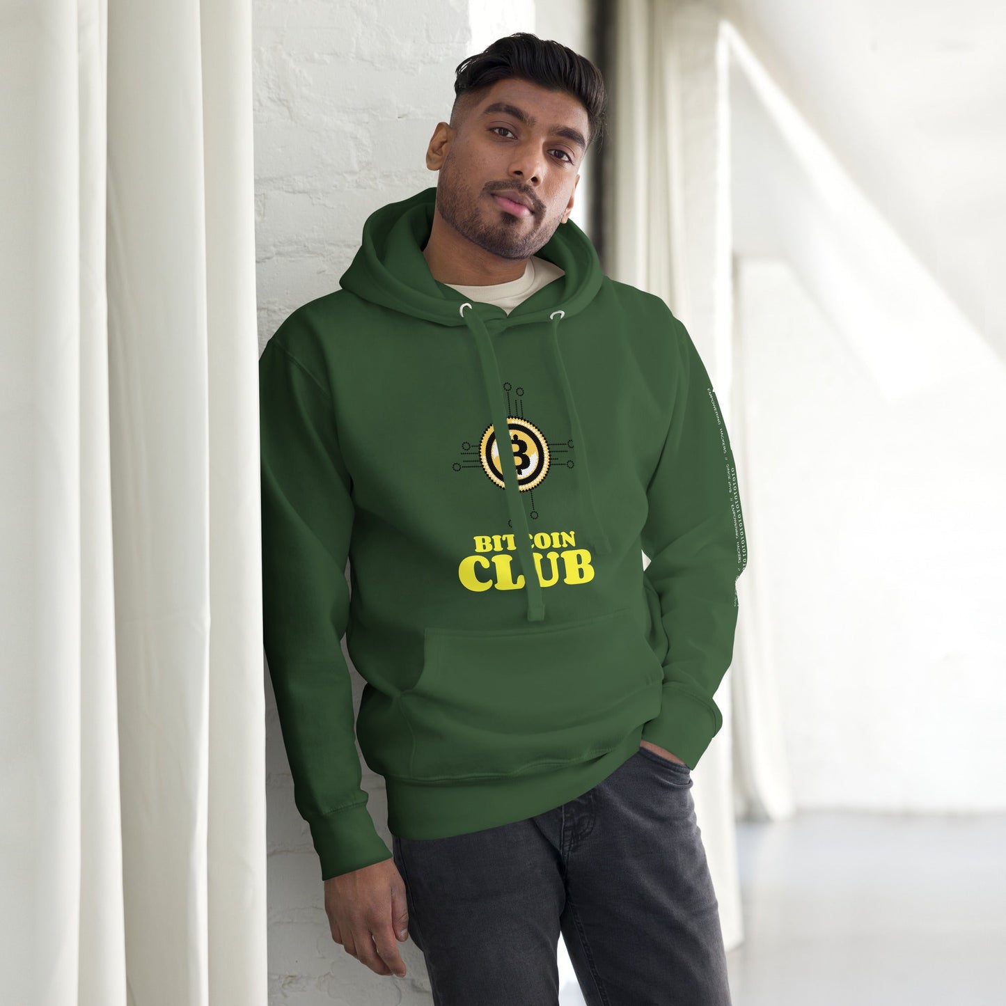 Bitcoin Club V6 - Unisex Hoodie by DarkByteGear
