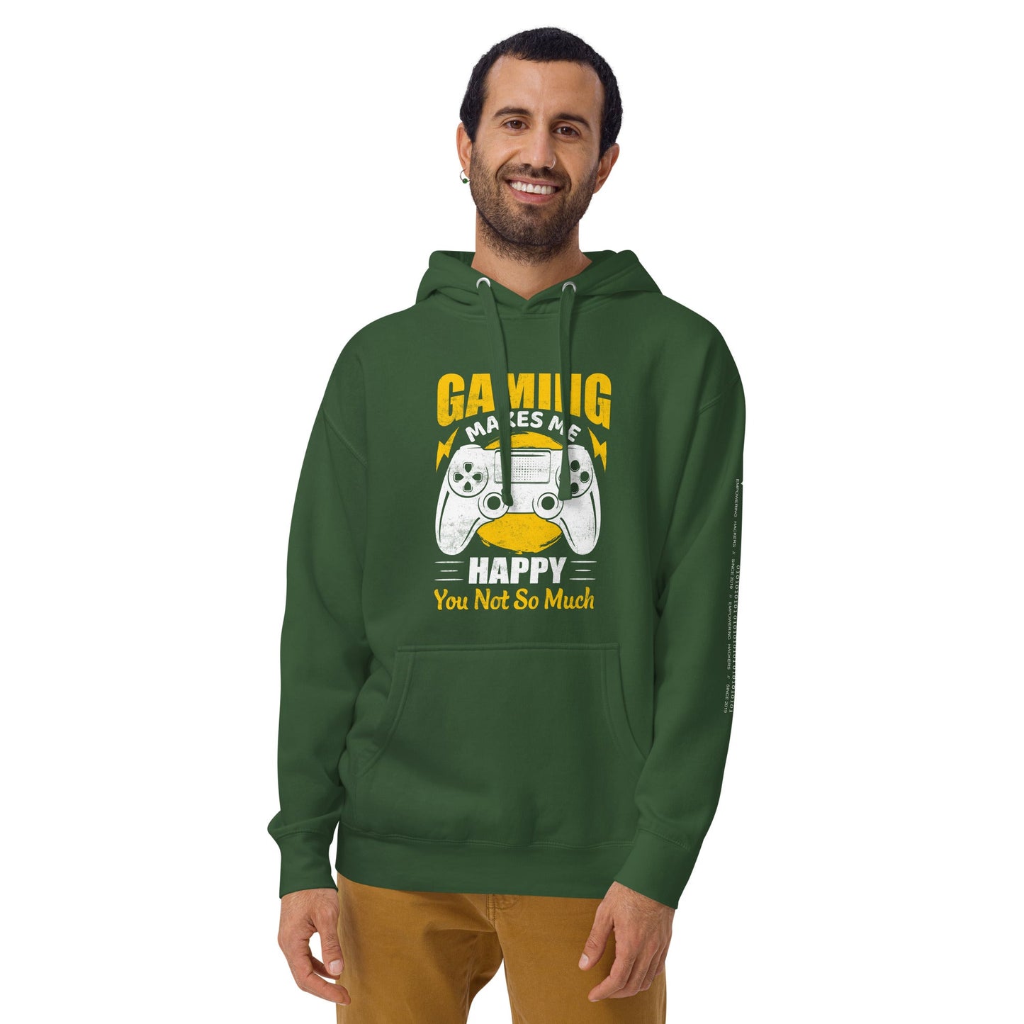 Gaming Makes me happy ( MAHFUZ) - Unisex Hoodie by DarkByteGear