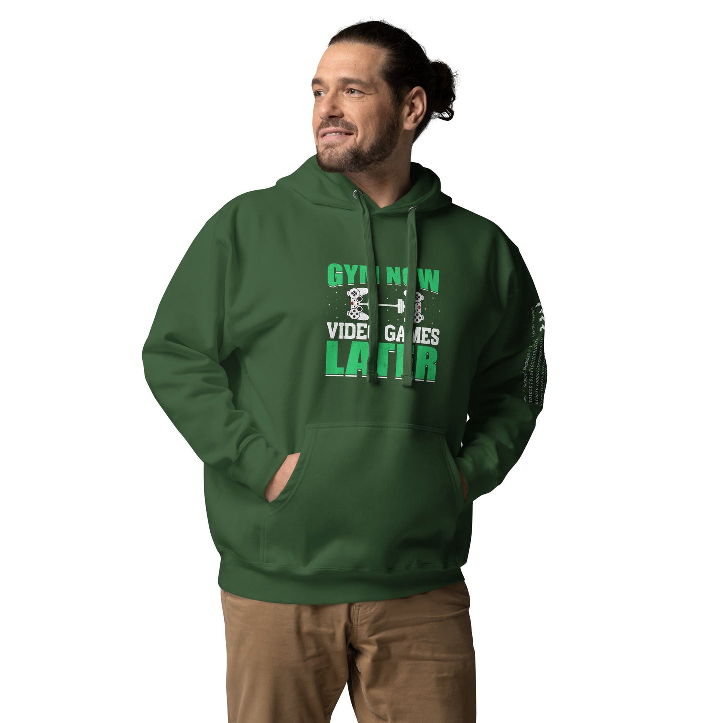 Gym now, Video Games Later - Unisex Hoodie by DarkByteGear