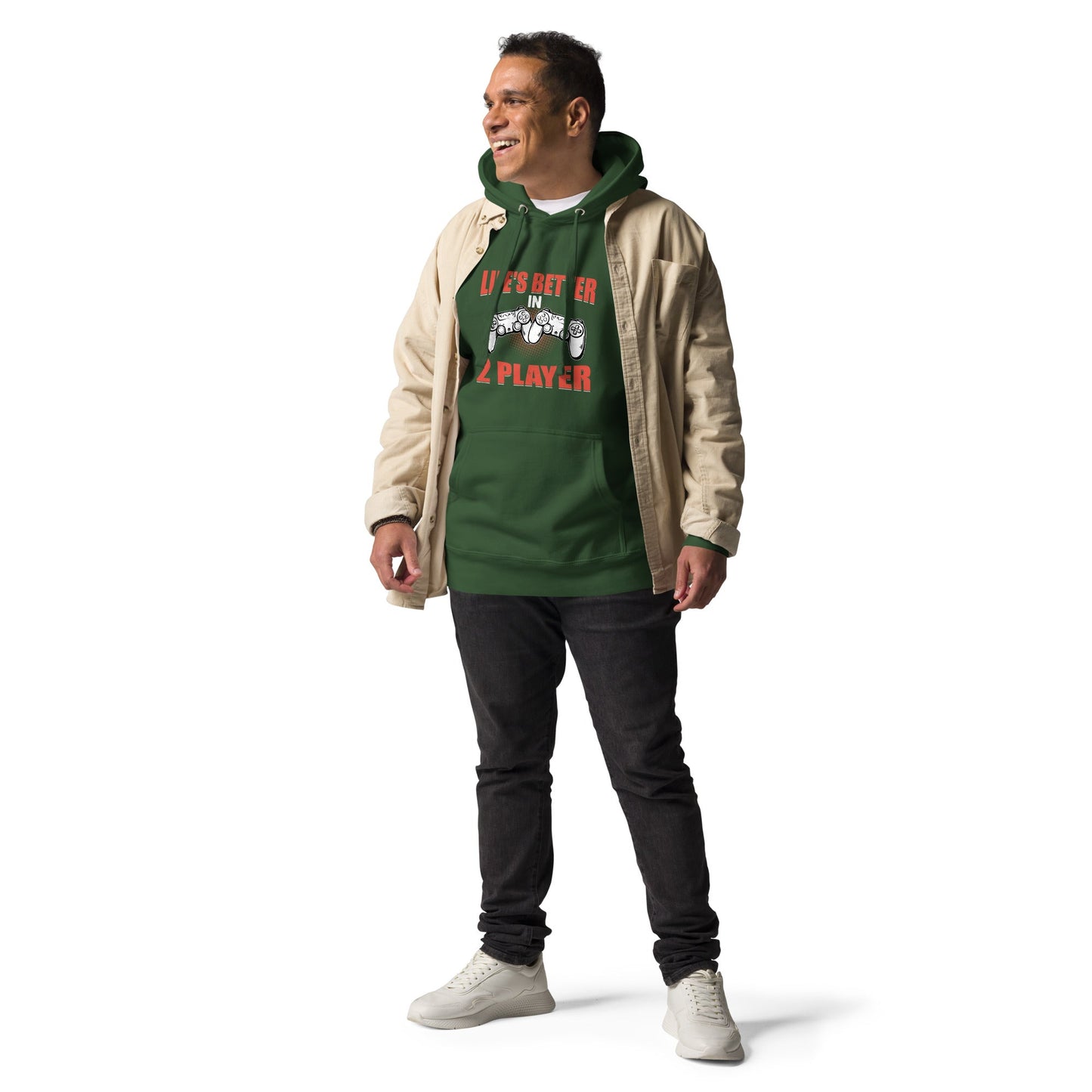 Life's Better in Two Players - Unisex Hoodie by DarkByteGear