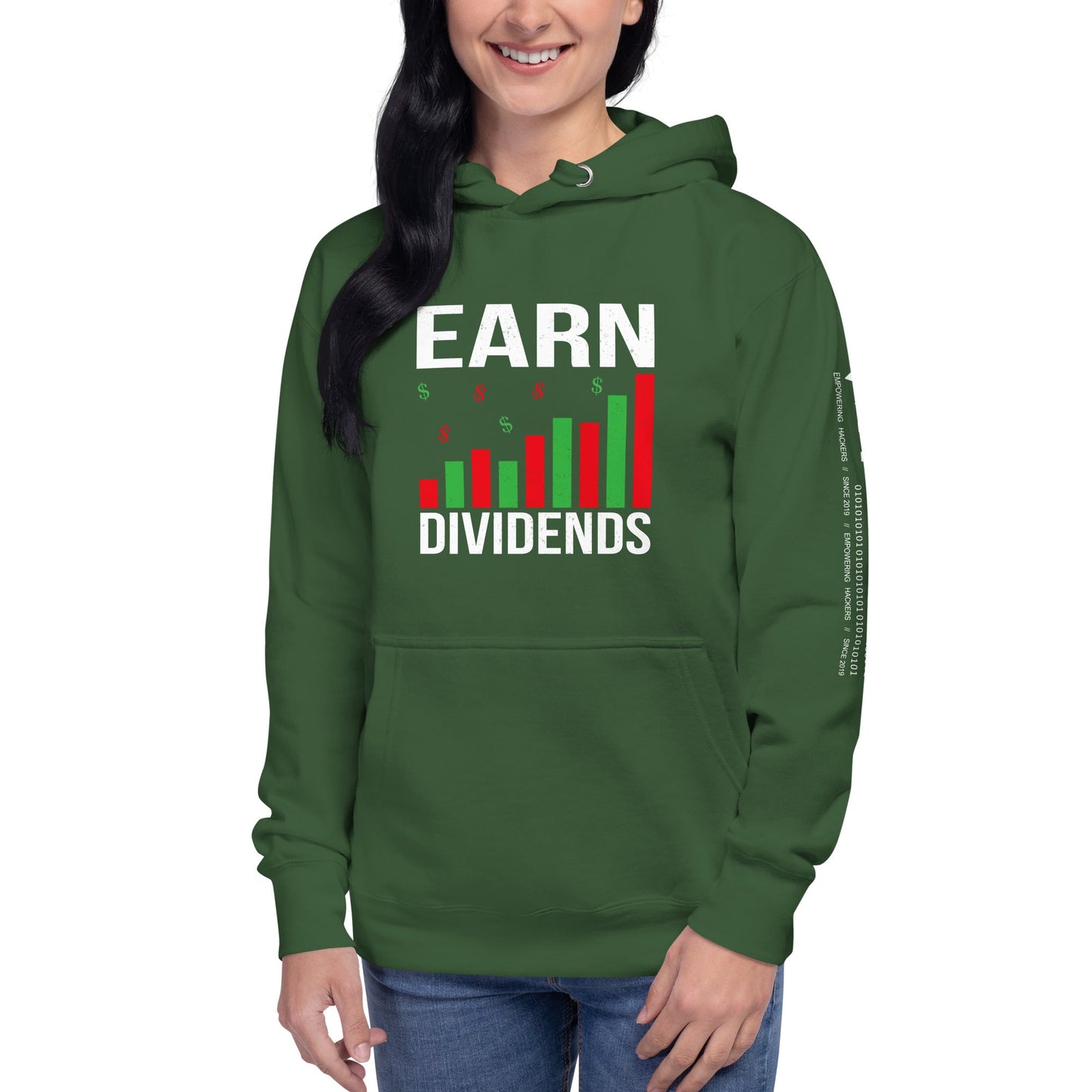 Earn Dividends - Unisex Hoodie by DarkByteGear