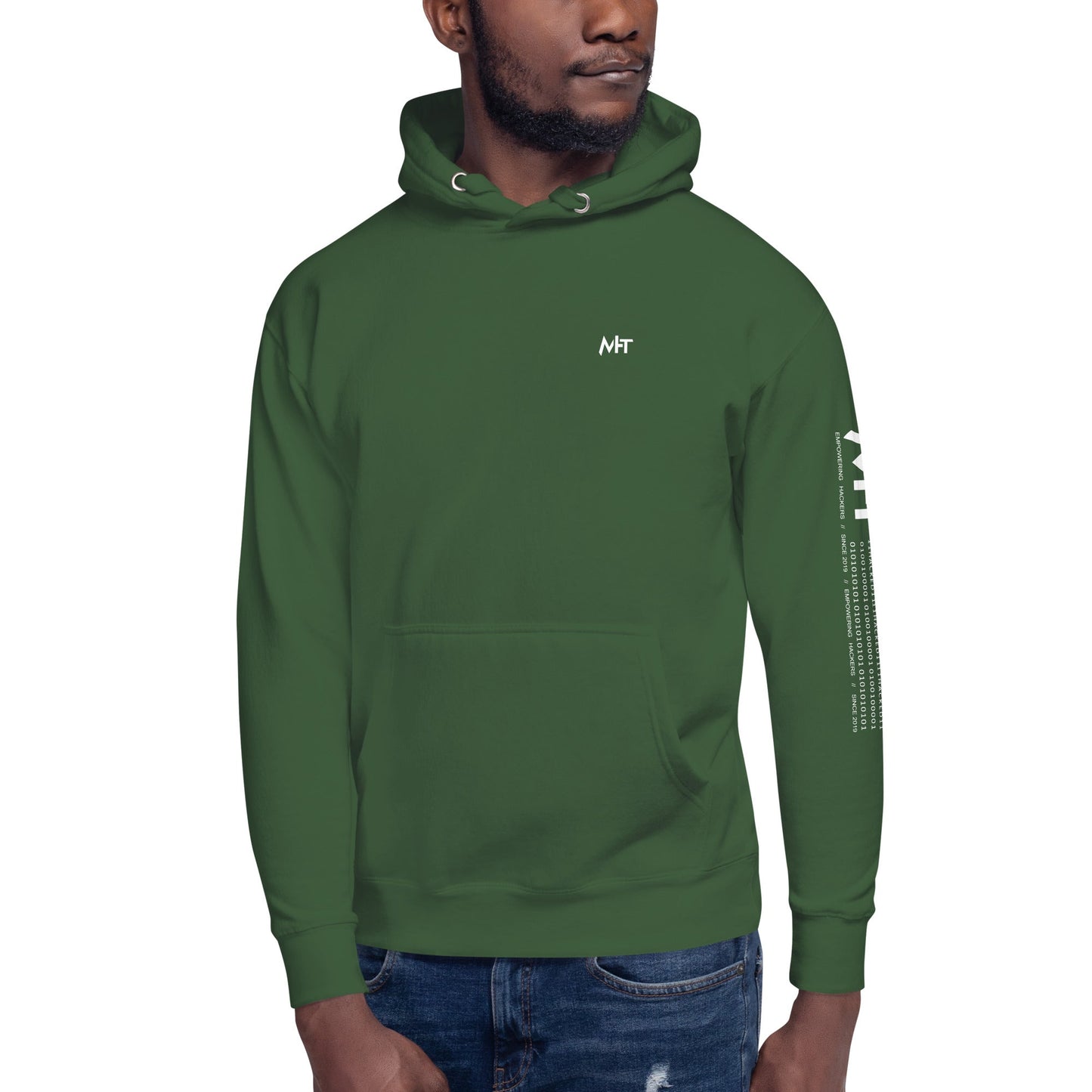 Evolution of the Diamond-handed Ape - Unisex Hoodie ( Back Print ) by DarkByteGear