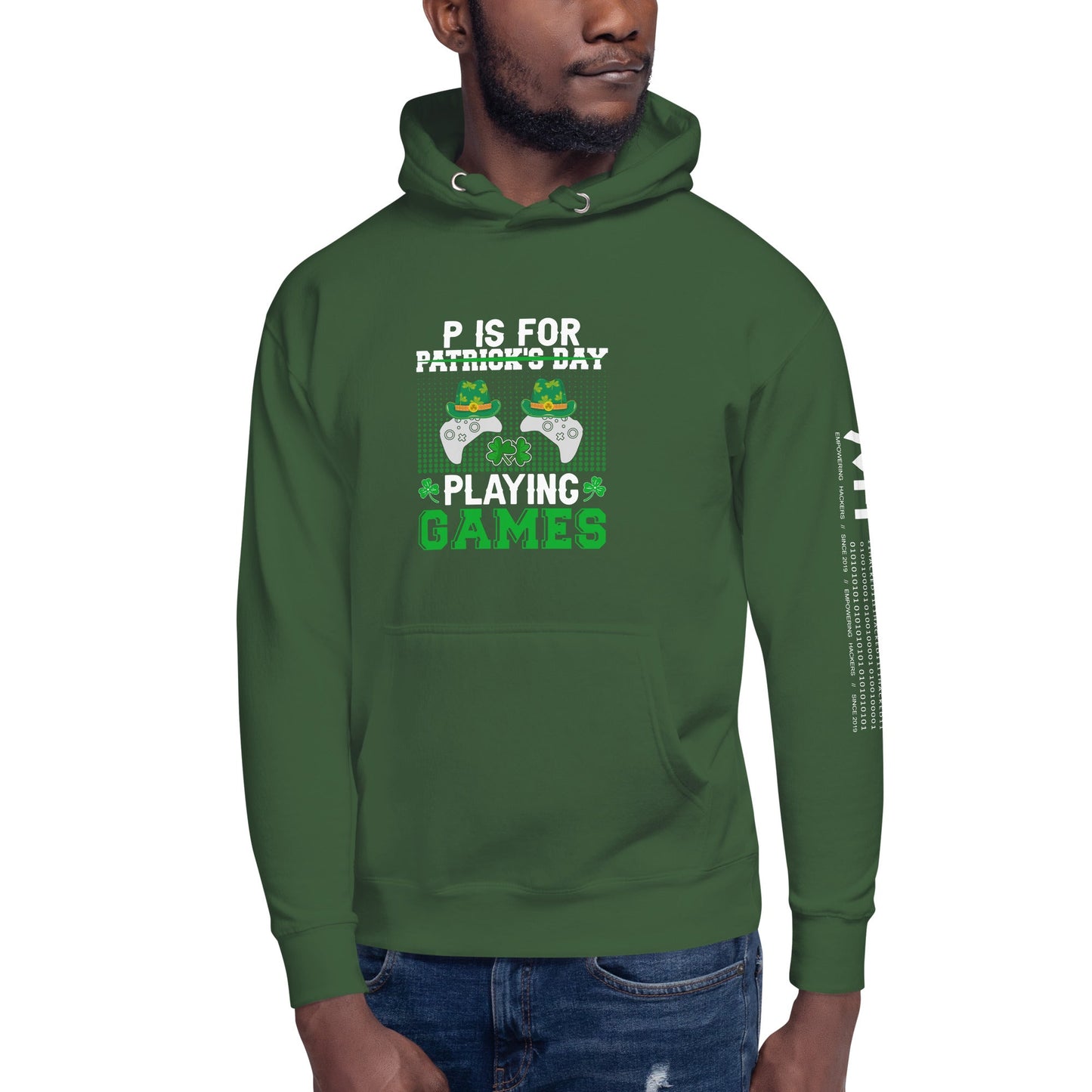 P is for "Playing Games" - Unisex Hoodie by DarkByteGear