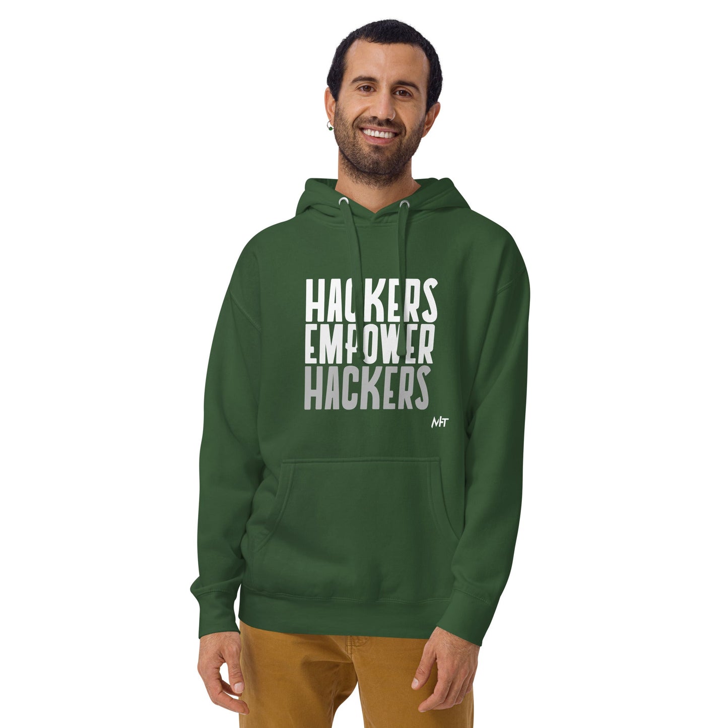 Hackers Empower Hackers - Unisex Hoodie by DarkByteGear