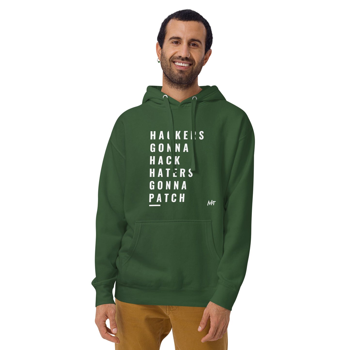 Hackers Gonna Hack: Haters Gonna Patch - Unisex Hoodie by DarkByteGear