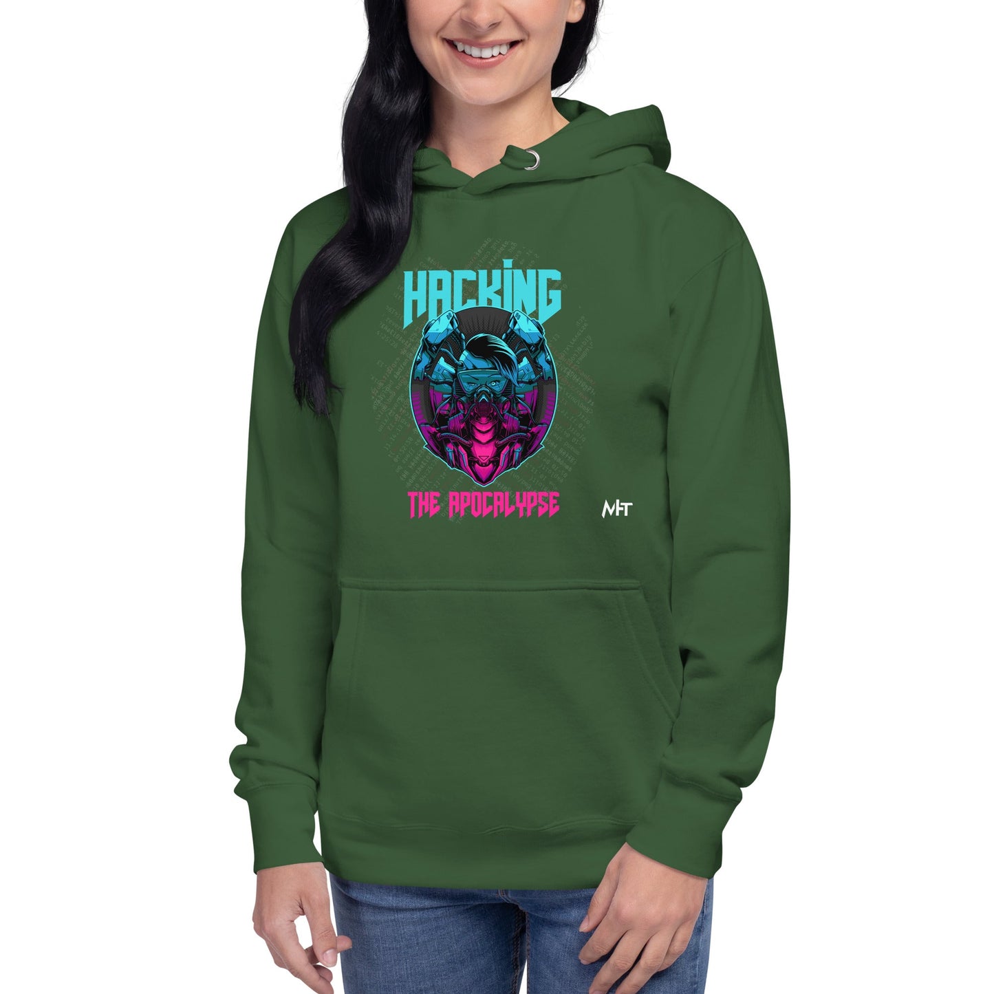 Hacking the apocalypse V2 - Unisex Hoodie by DarkByteGear