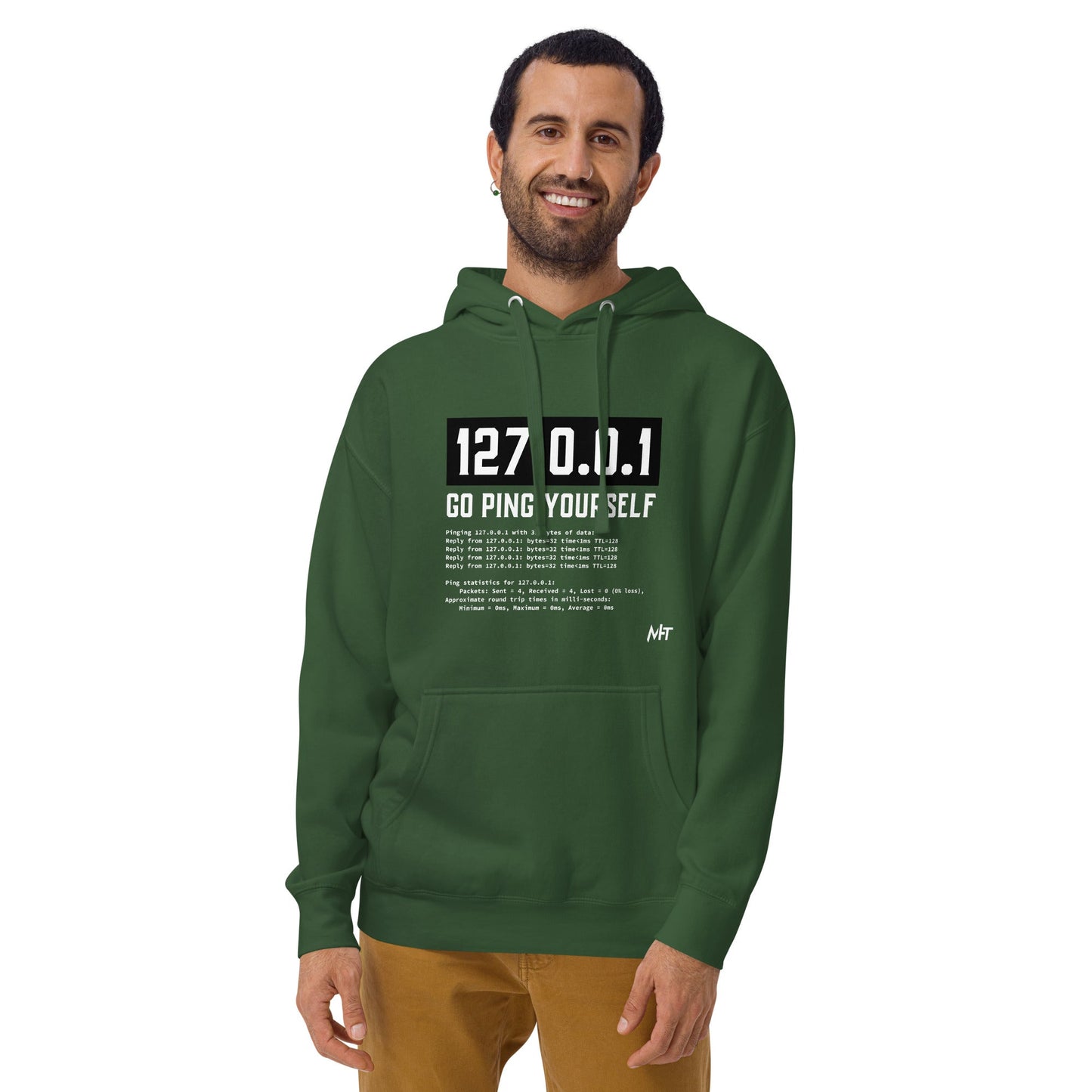 Go ping yourself - Unisex Hoodie by DarkByteGear
