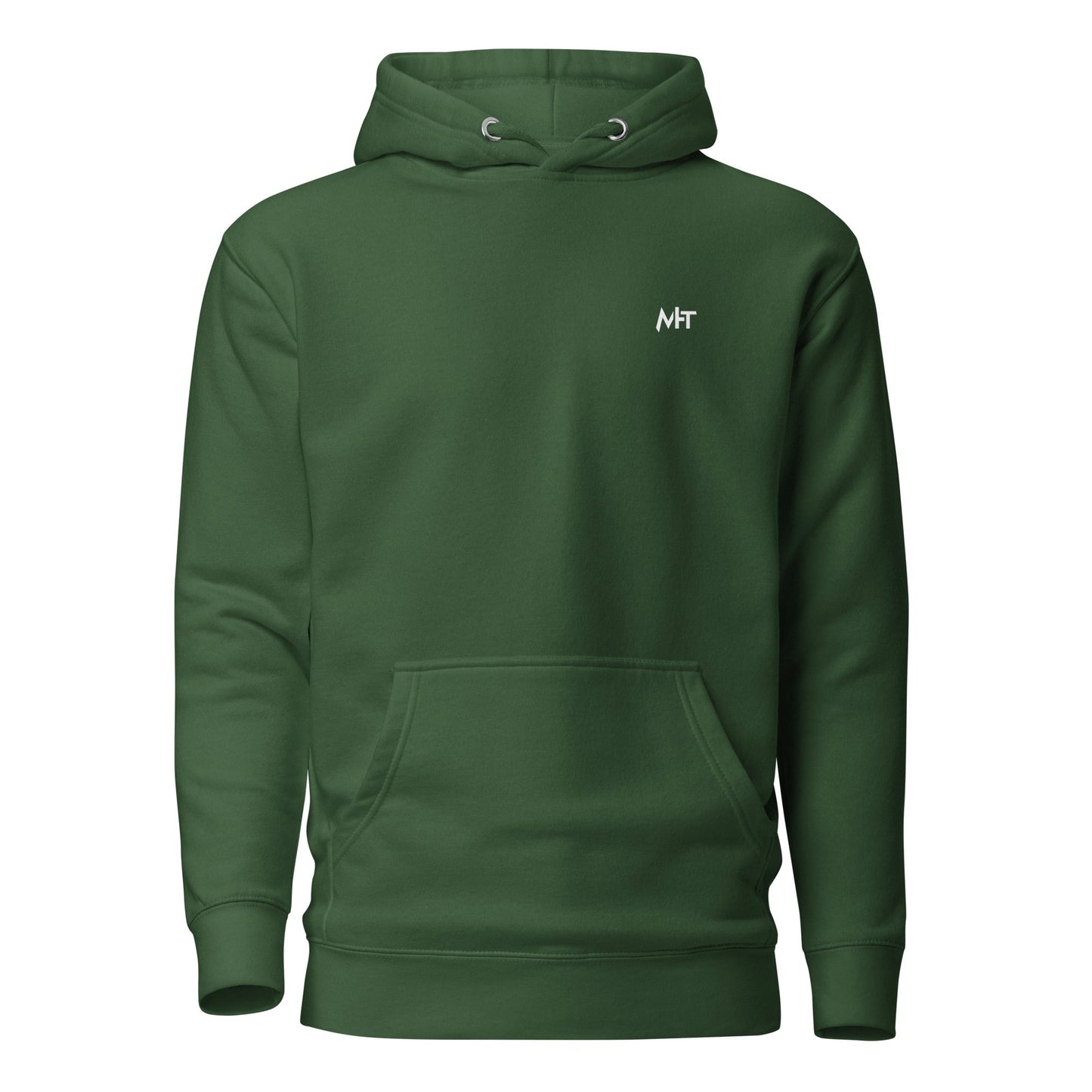 Just Hack (Green text) - Unisex Hoodie (back print) by DarkByteGear