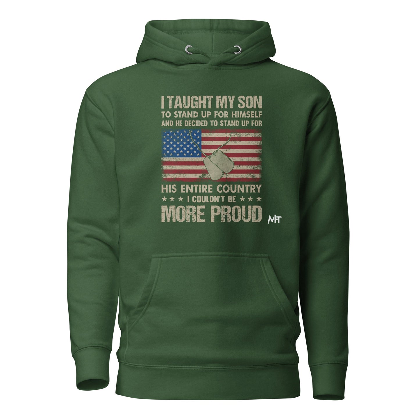 I Taught my son to Stand up for himself - Unisex Hoodie by DarkByteGear