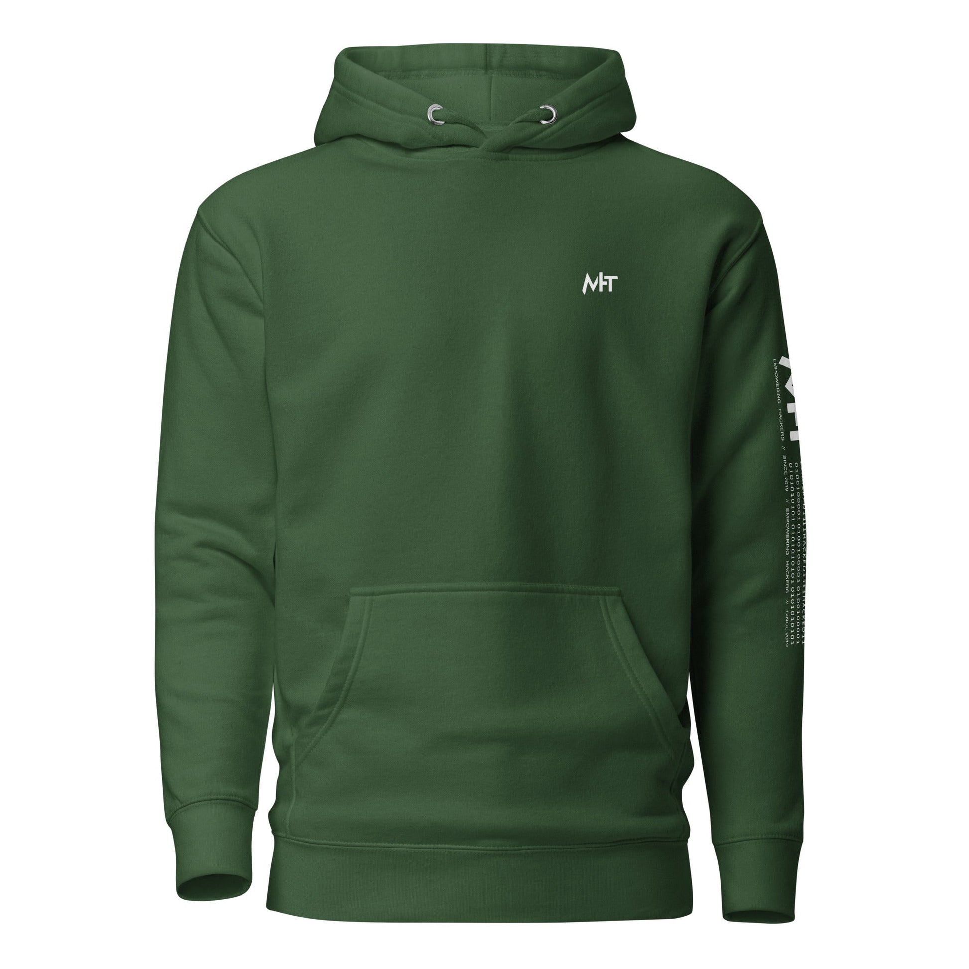 BITCOIN CLUB - Unisex Hoodie ( Back Print ) by DarkByteGear