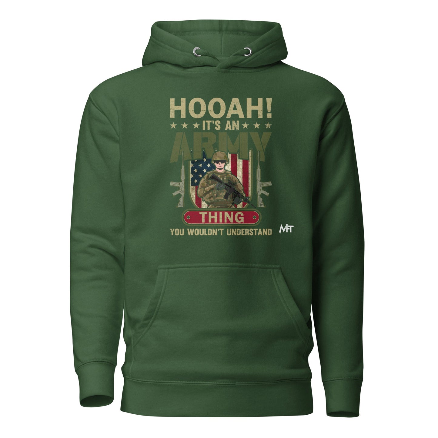 HOOAH! It's an Army thing you wouldn't understand - Unisex Hoodie by DarkByteGear