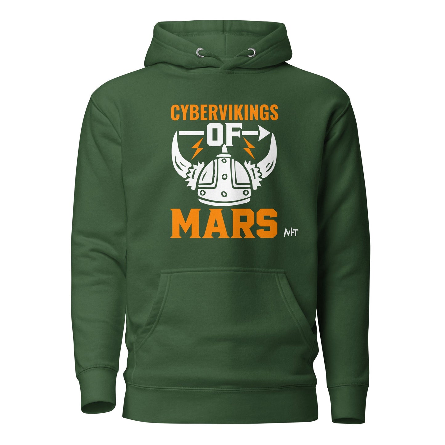 Cyberviking of Mars - Unisex Hoodie by DarkByteGear