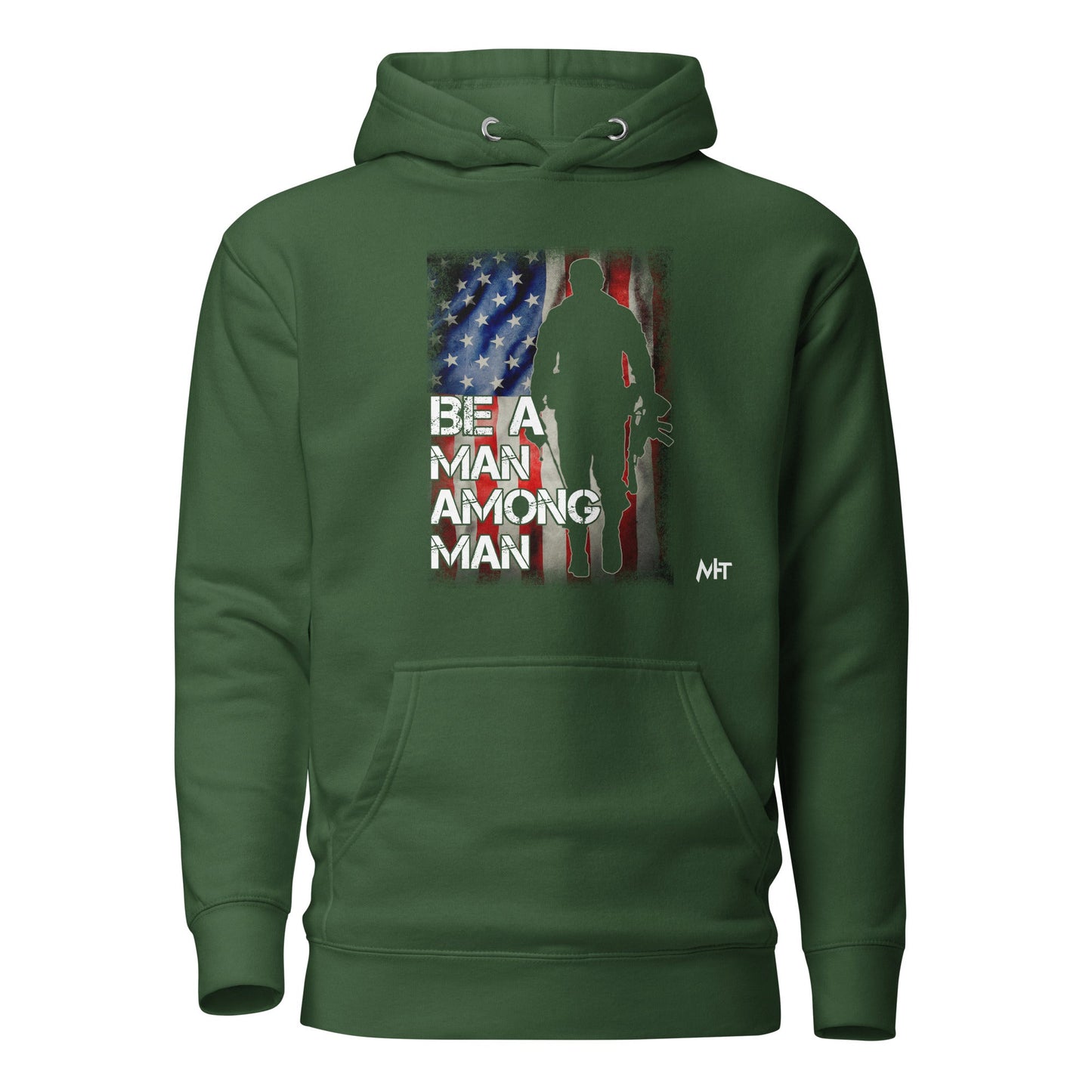 Be a man among men - Unisex Hoodie by DarkByteGear