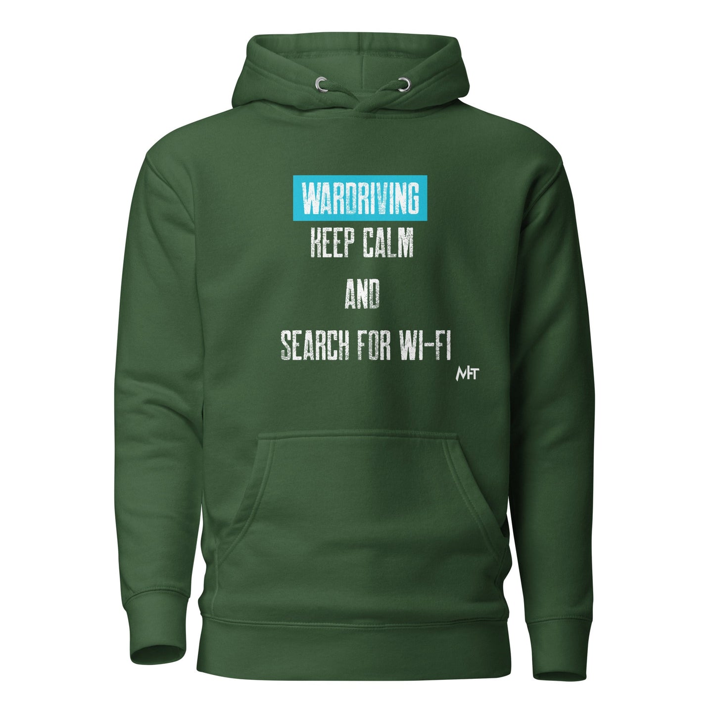 Wardriving Keep calm and search for Wi-Fi - Unisex Hoodie by DarkByteGear