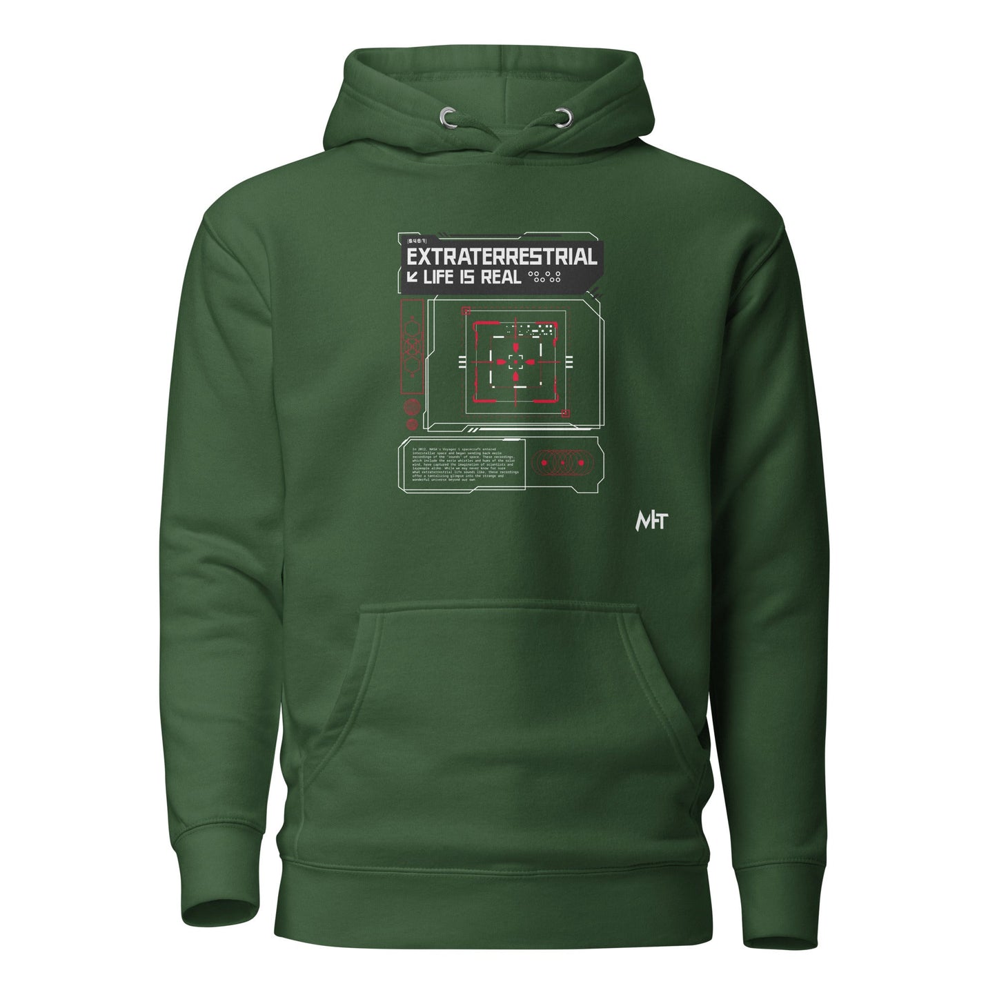 Extraterrestrial life is real - Unisex Hoodie by DarkByteGear