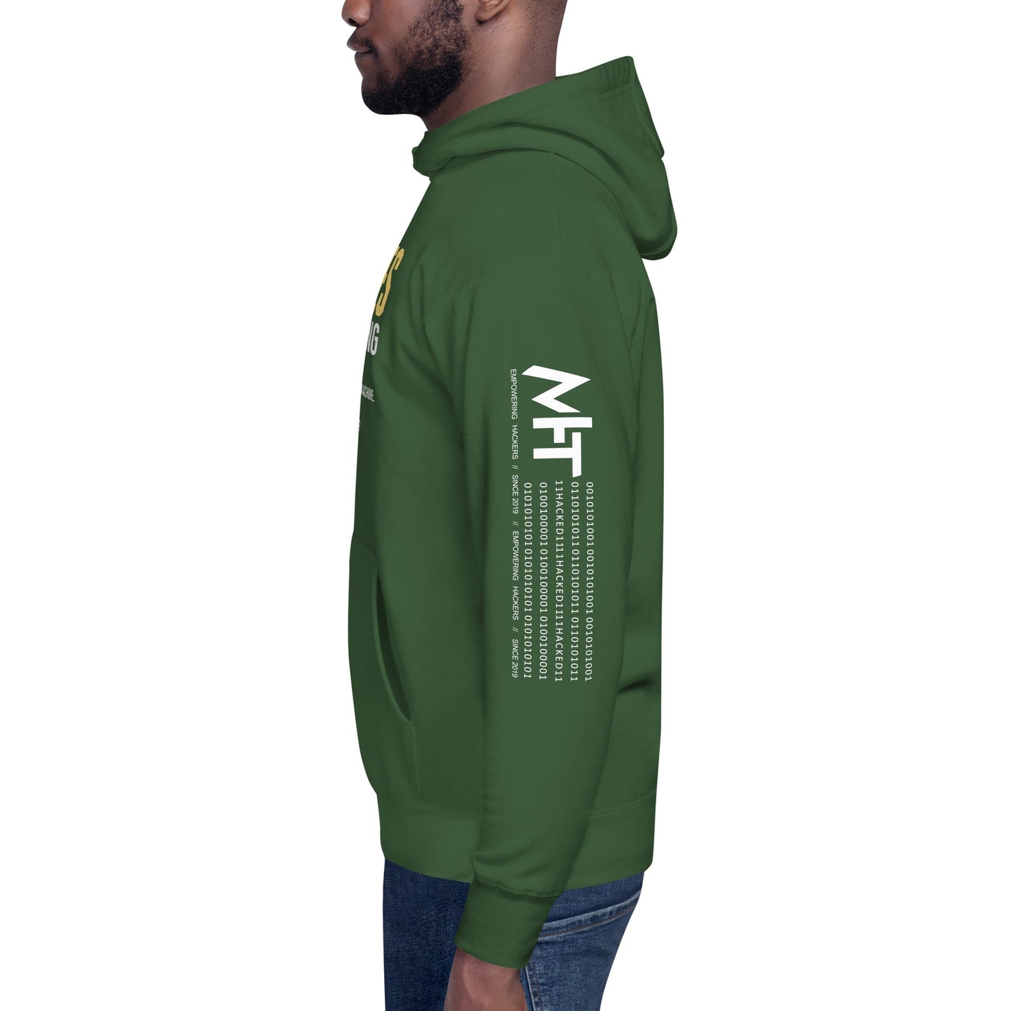 6 Stages of Debugging Yellow V Unisex Hoodie by DarkByteGear